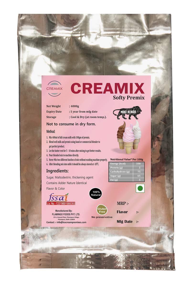 CREAMIX Softy PREMIX Vanilla 4000G