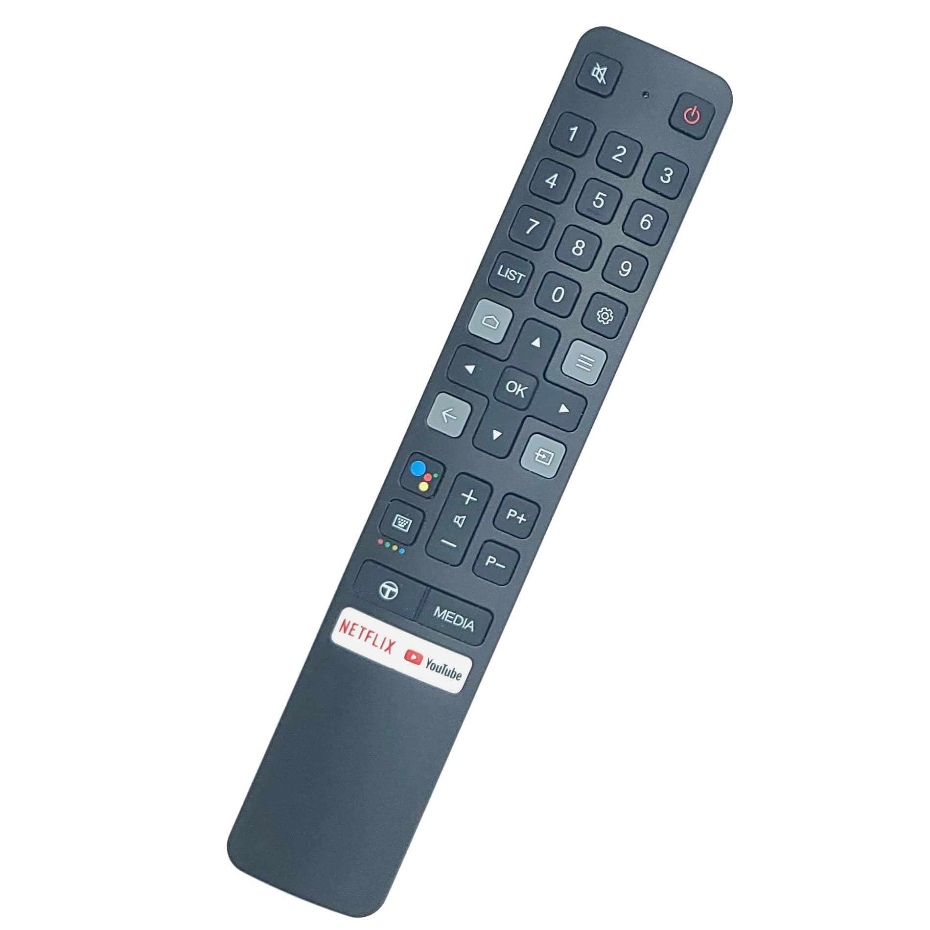 Replacement Voice Remote for TCL Android TV with Number Pad