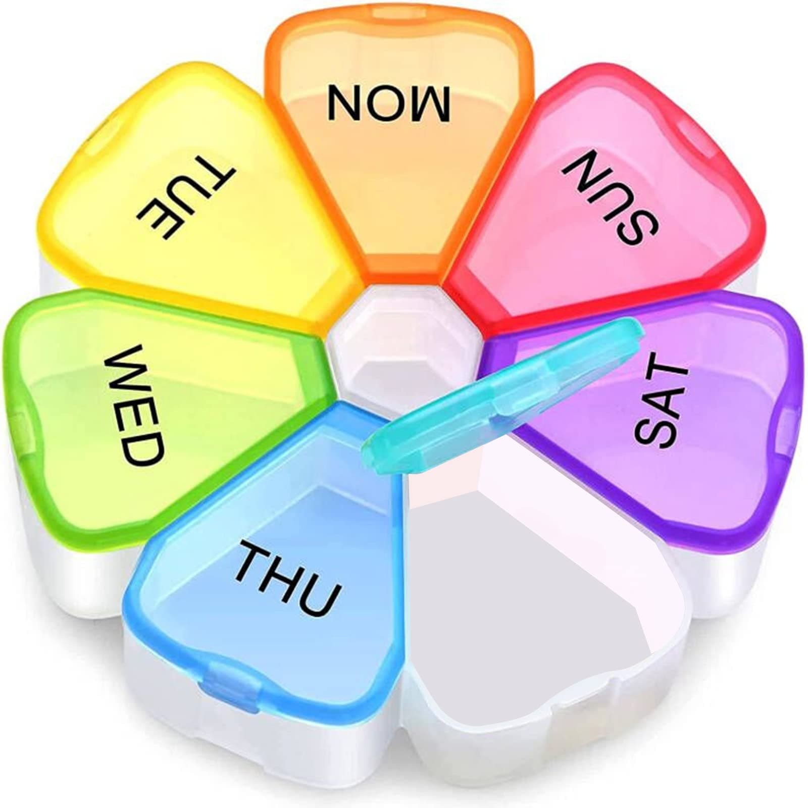 OAAO Classic Pill Organizer-- Transparent