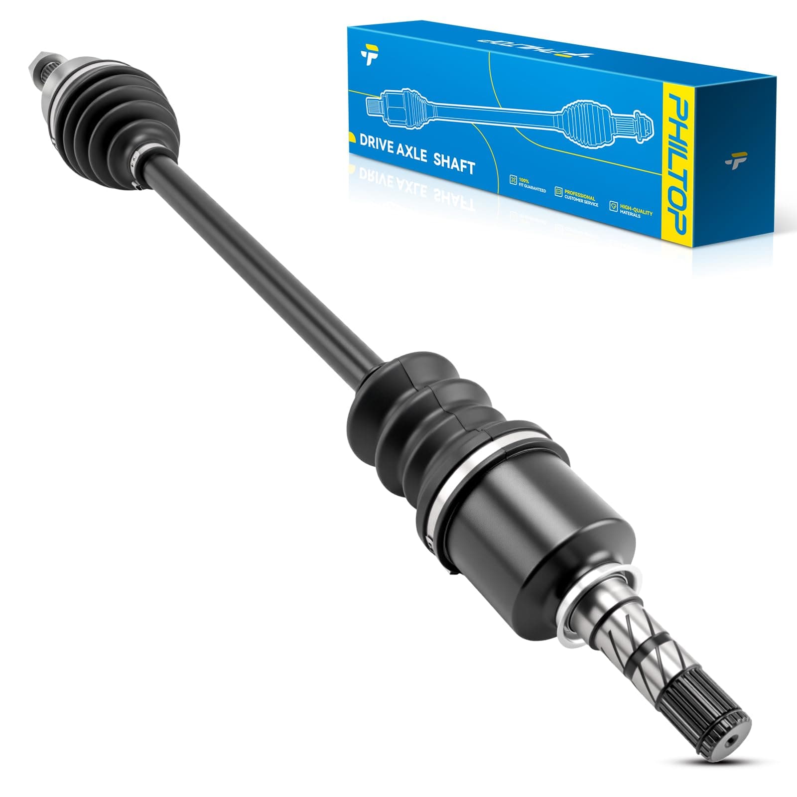 PHILTOP Front CV Axle Shaft Assembly for Outback 2010-2014, Legacy 2010-2014, Forester 2014, 66-07509 CV Axle Shafts