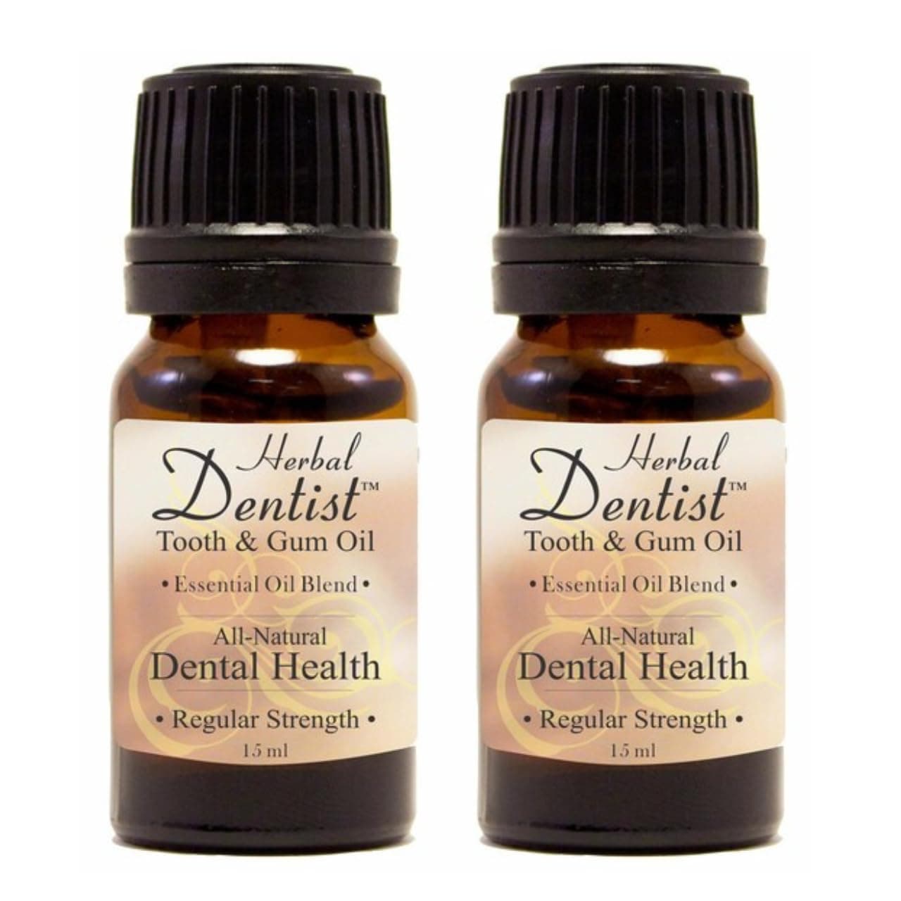 2 Pack Extra Strength Herbal Dentist Cure For Bad Breath, Gum Disease, Halitosis, Get Stronger Whiter Teeth, Oil Pulling