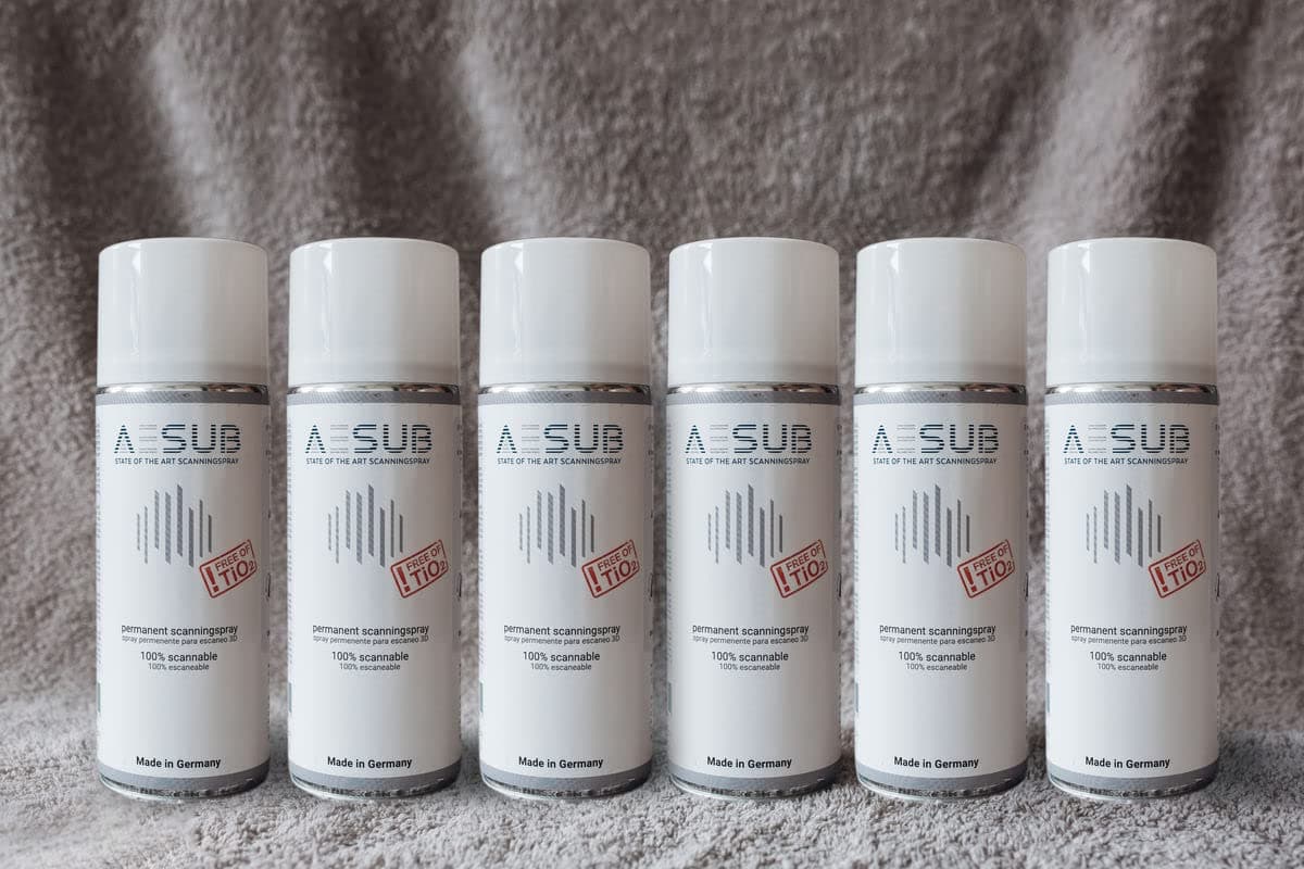 AESUB Scanning spray WHITE 400ml 6 can pack