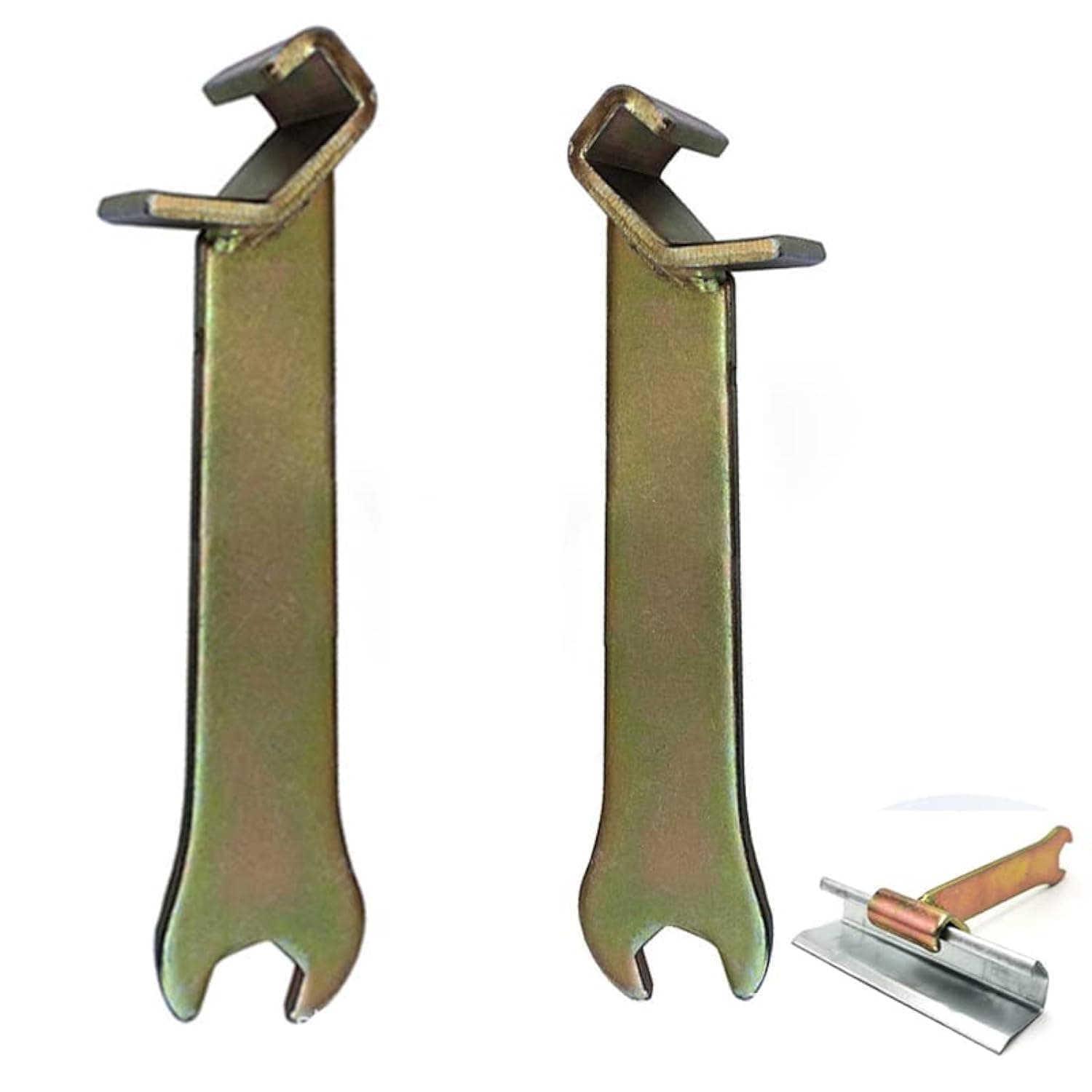 2 Pack Cleat Lever Lock Tool TDC/TDF/HVAC Duct Tools Clip 2in1 Heavy Duty Clamp Wrench Hook for Air Ducts and other Ductwork