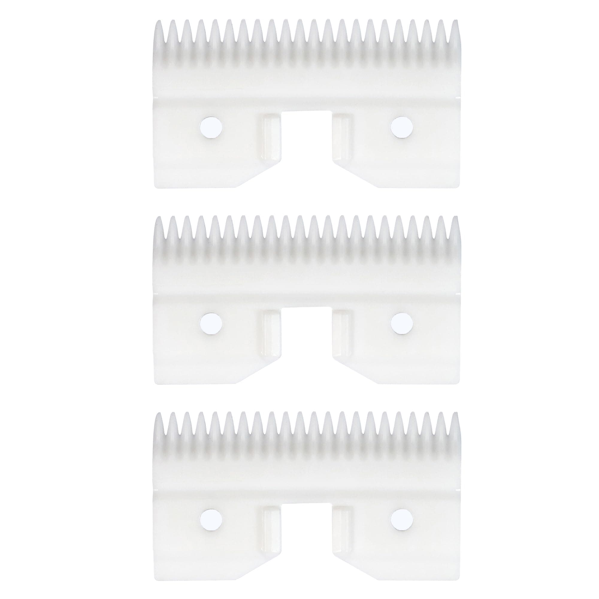 3PCS Ceramic Coarse Pet Replacement Blade Cutter Compatible with Andis 64440, Compatible with Oster A5, Compatible with Walh KM Series Clippers, 22 Teeth