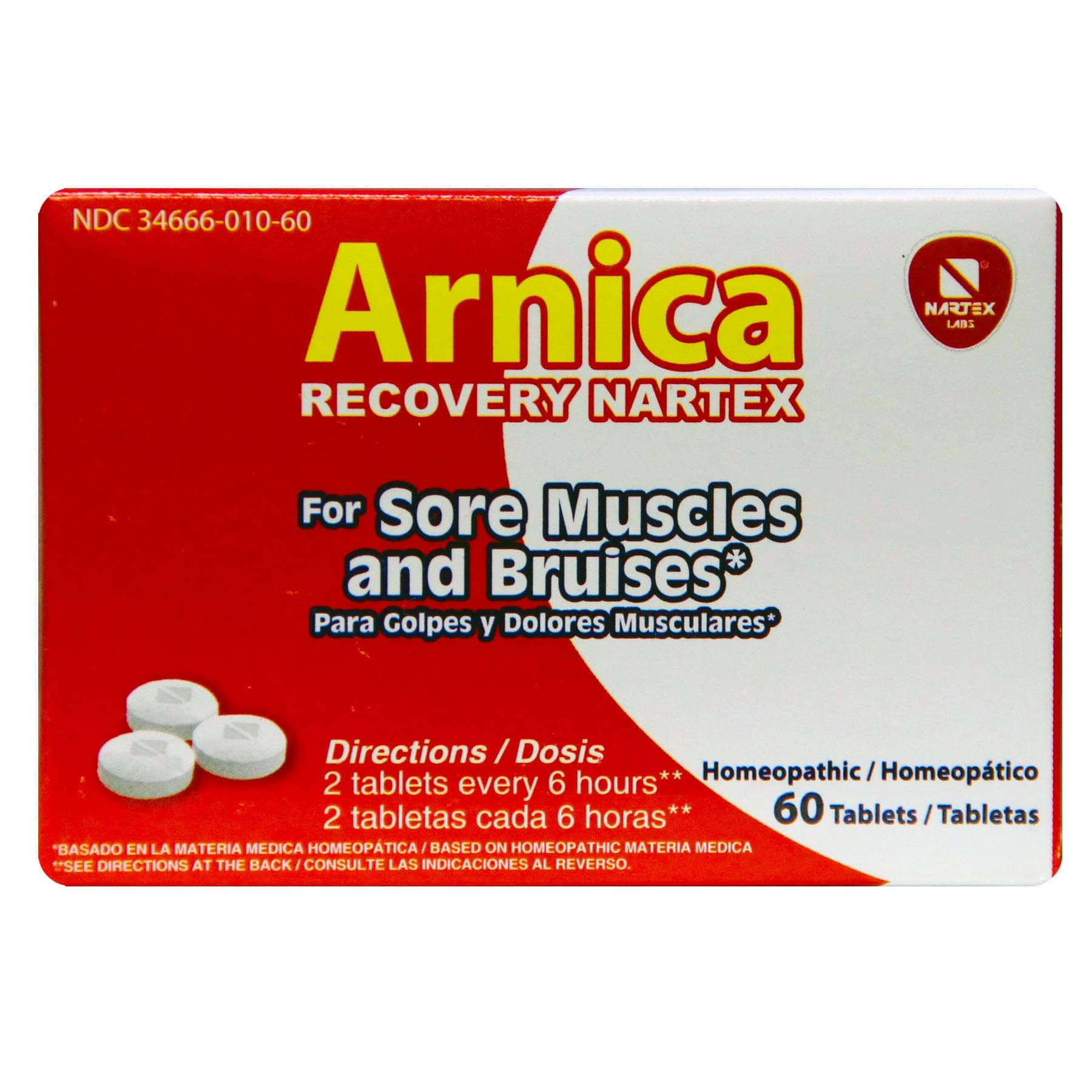 Arnica Recovery TABS NARTEX