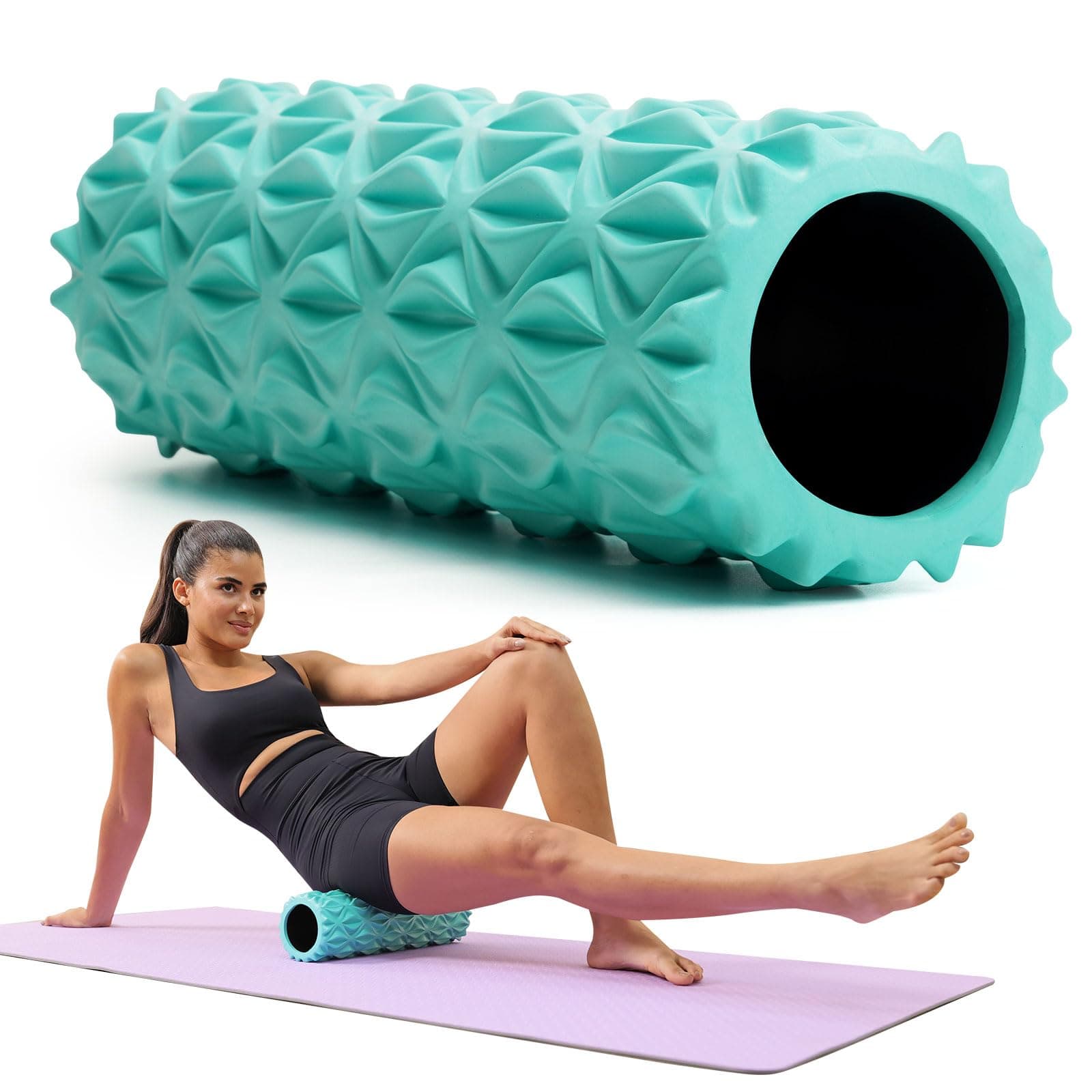 Foam Roller - Medium Density Deep Tissue Massager for Muscle Massage Pilates Yoga,Fitness Exercise for Whole Body Myofascial Trigger Point Release