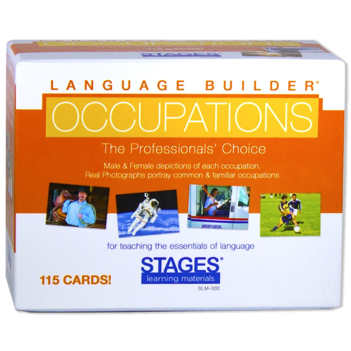 Stages Learning Materials Language Builder Occupation, Career & Community Helper Picture Flashcards Photo Cards for Autism Education and ABA Therapy