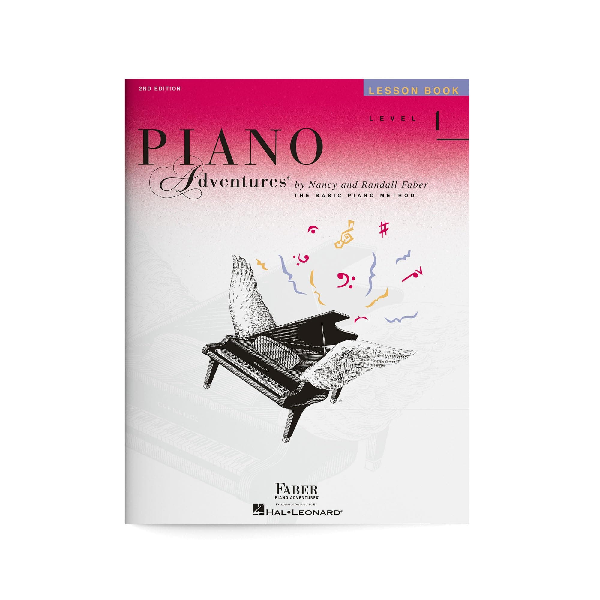 Piano Adventures: Lesson Book - Level 1, 2nd Edition | Beginner Piano Method Book | Sheet Music Songbook with Chords and Grand Staff Reading | Faber Piano Method Book for Kids and Adults