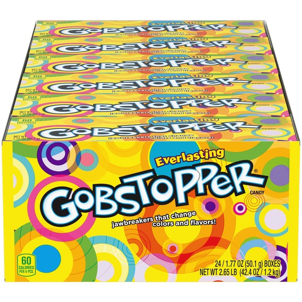 GobstoppersCandy, Assorted, .2 PACK(1.77 Ounce (Pack of 24))