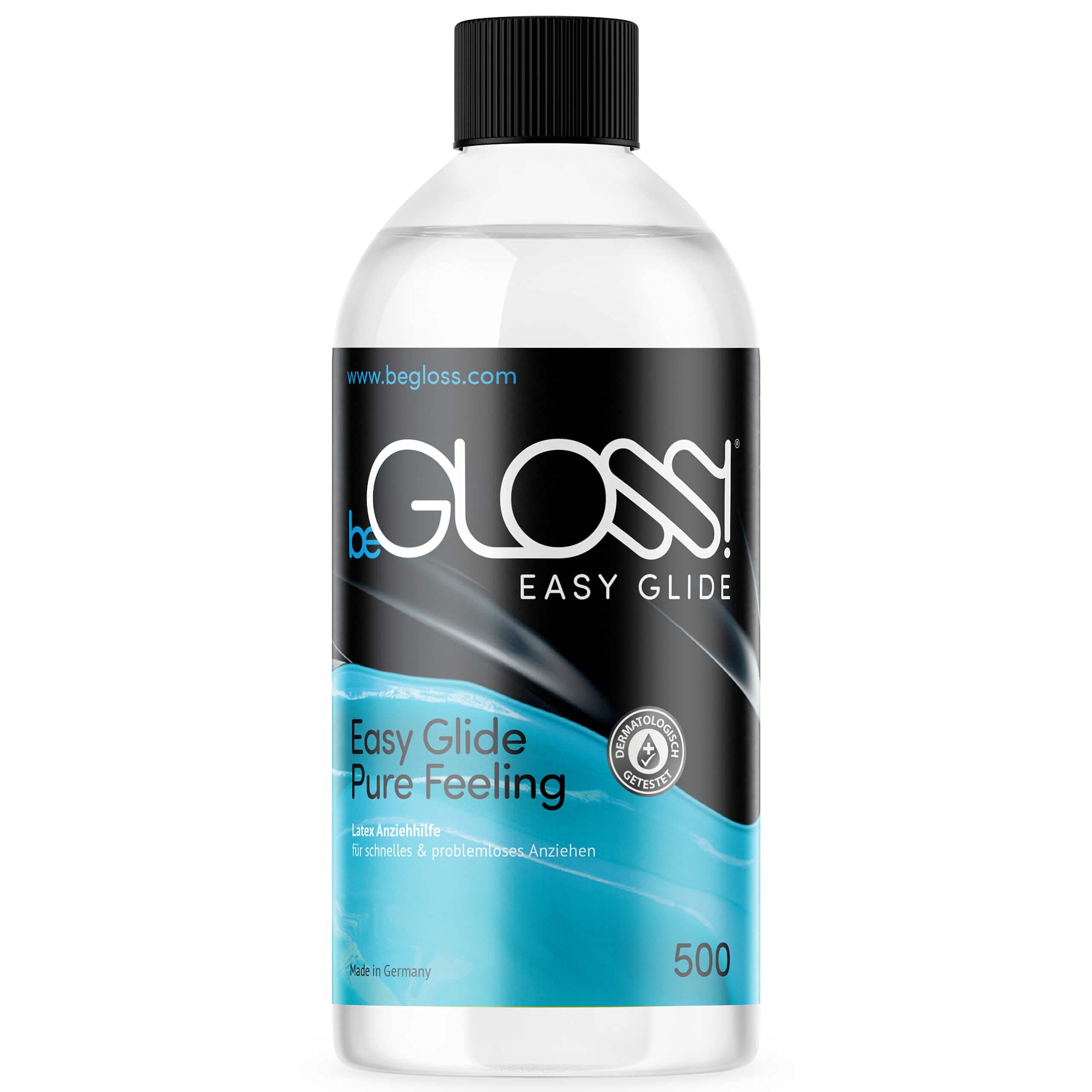Begloss Easy Glide 500 ml with Latex Dressing Aid Dressing Oil Latex Rubber & Clothing