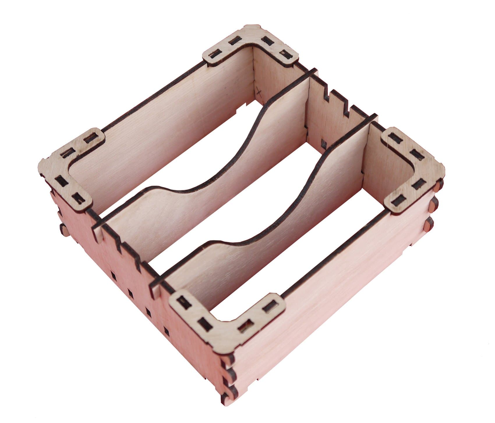 Orderly Drawer Bamboo Bottomless Fingerfold Organizer - Various Sizes