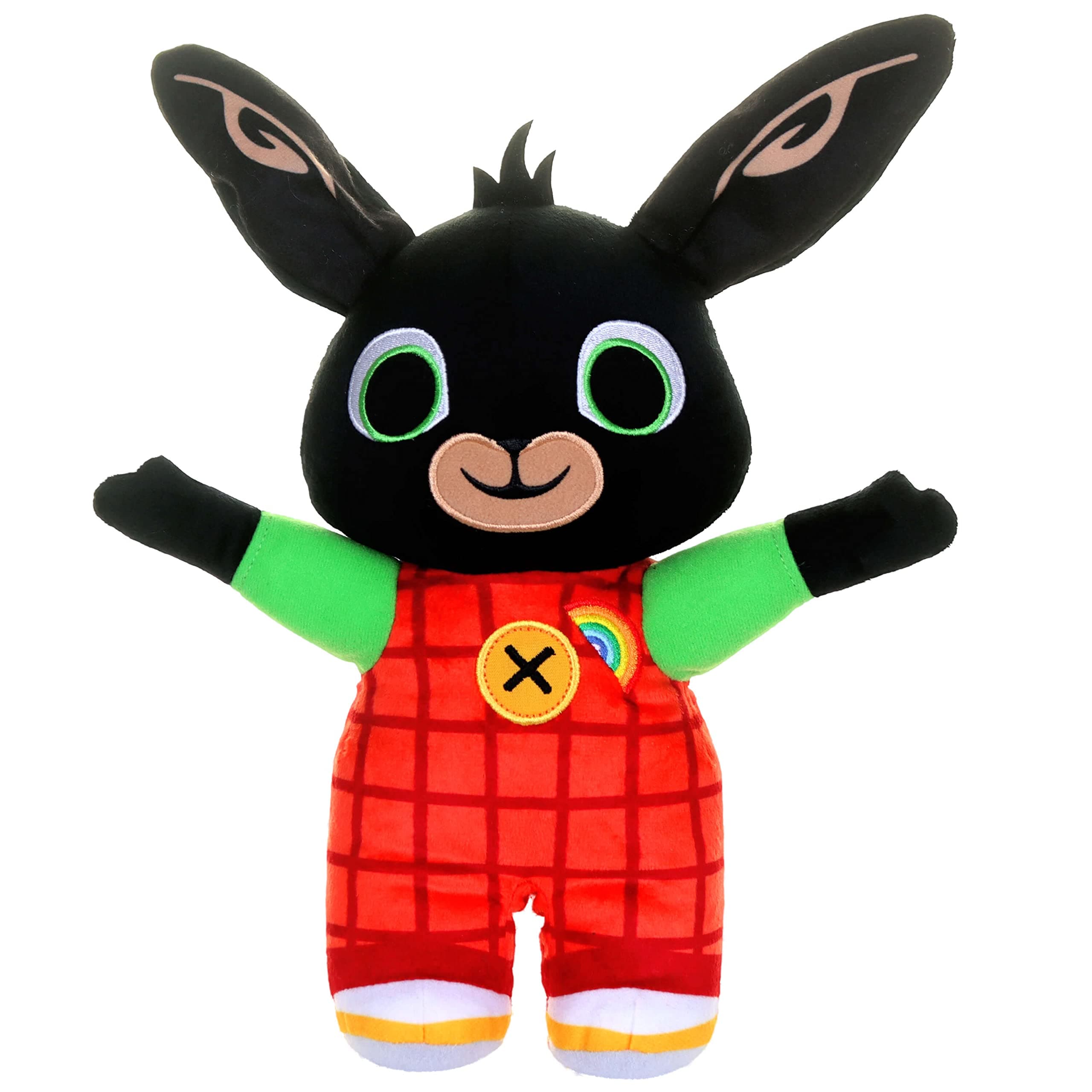 Bing Talking Rainbow Teddy Bear - Interactive Toy Suitable for Toddlers and Babies