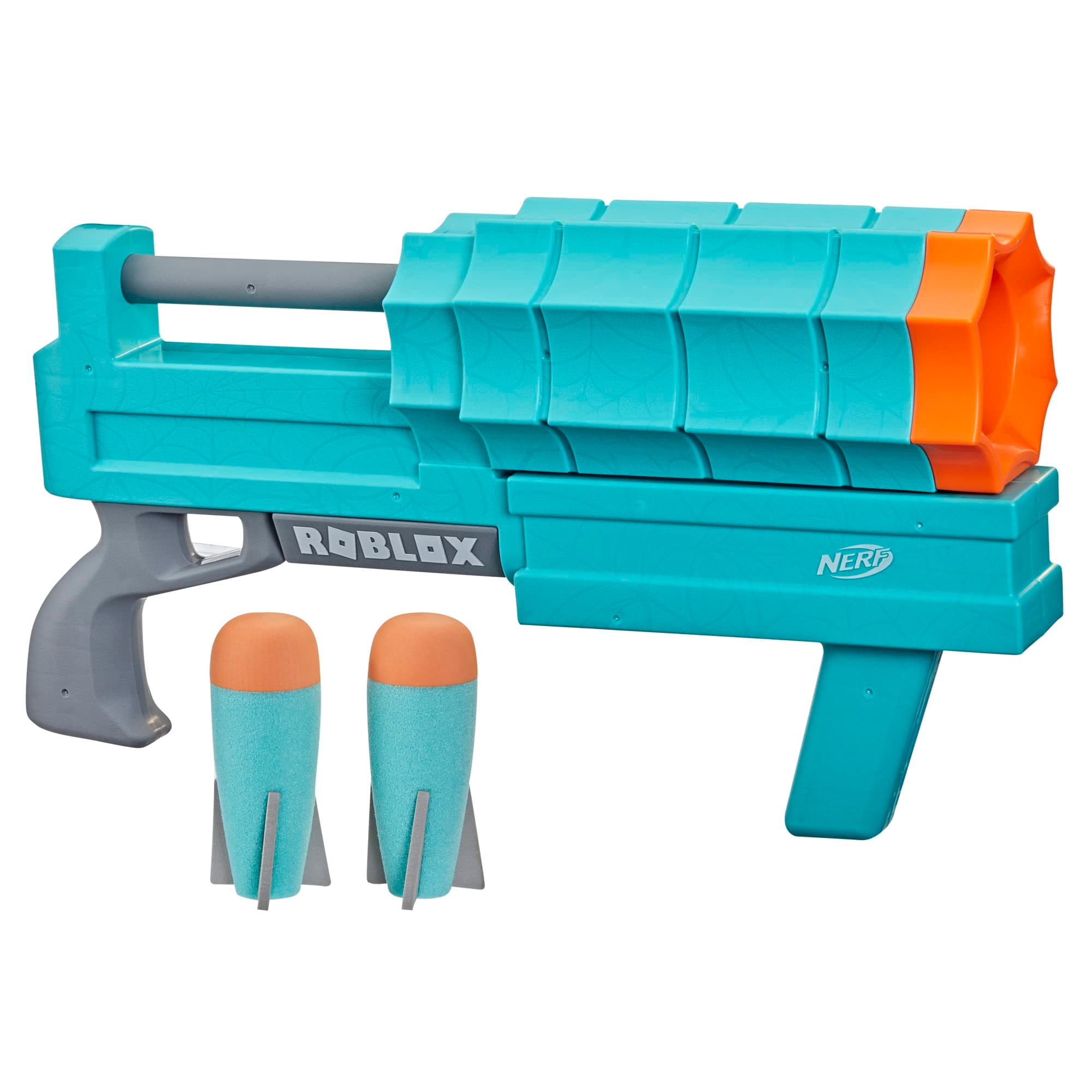 Roblox Sharkbite: Web Launcher Rocker Blaster, Includes Code to Redeem Exclusive Virtual Item, 2 Rockets, Pump Action