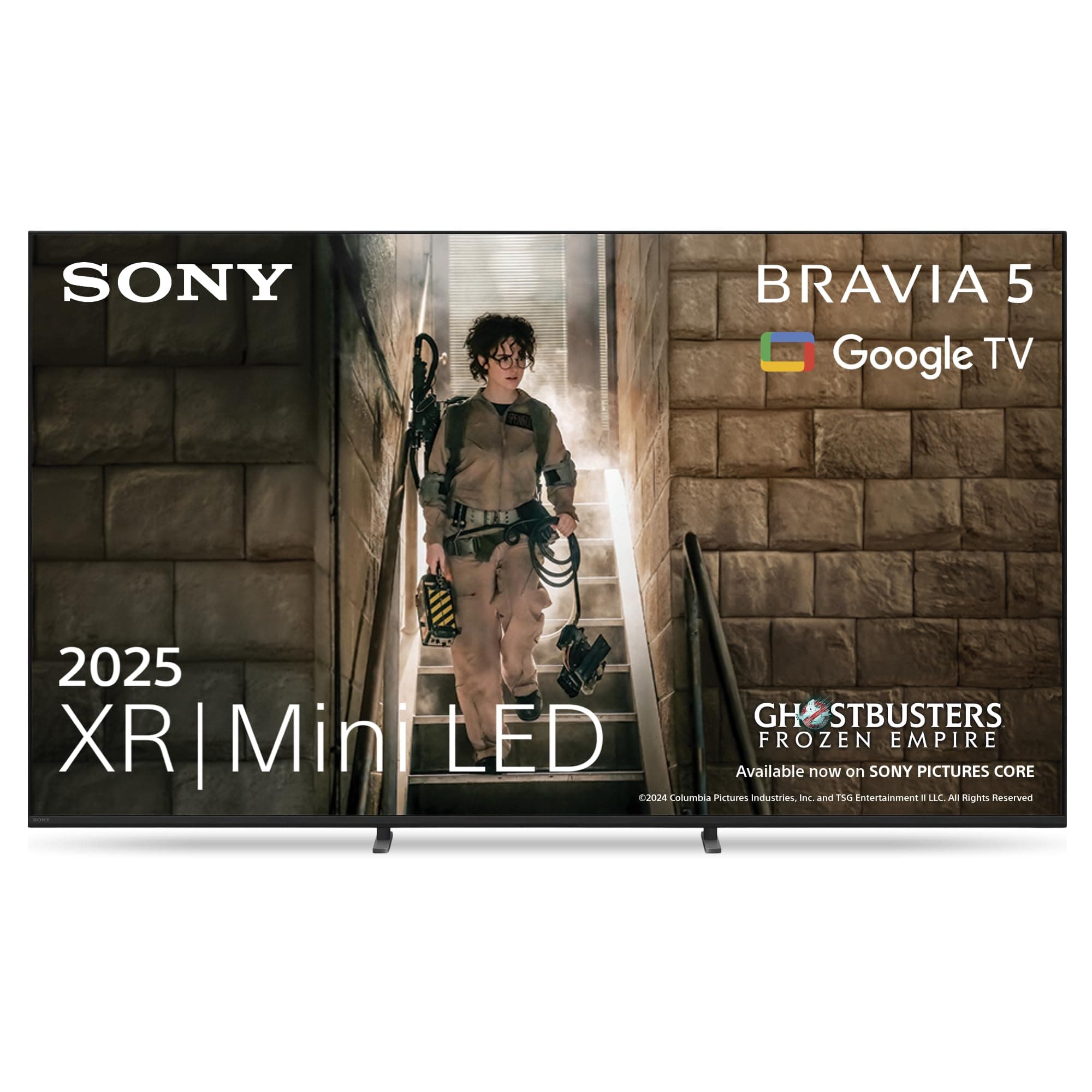 BRAVIA 5 – XR, Mini LED, AI XR Processor, Acoustic Multi-Audio, Dolby Vision/Atmos, IMAX Enhanced, Google TV (2025), Google Cast, Apple AirPlay 2, Eco Dashboard 2 – 55-inch