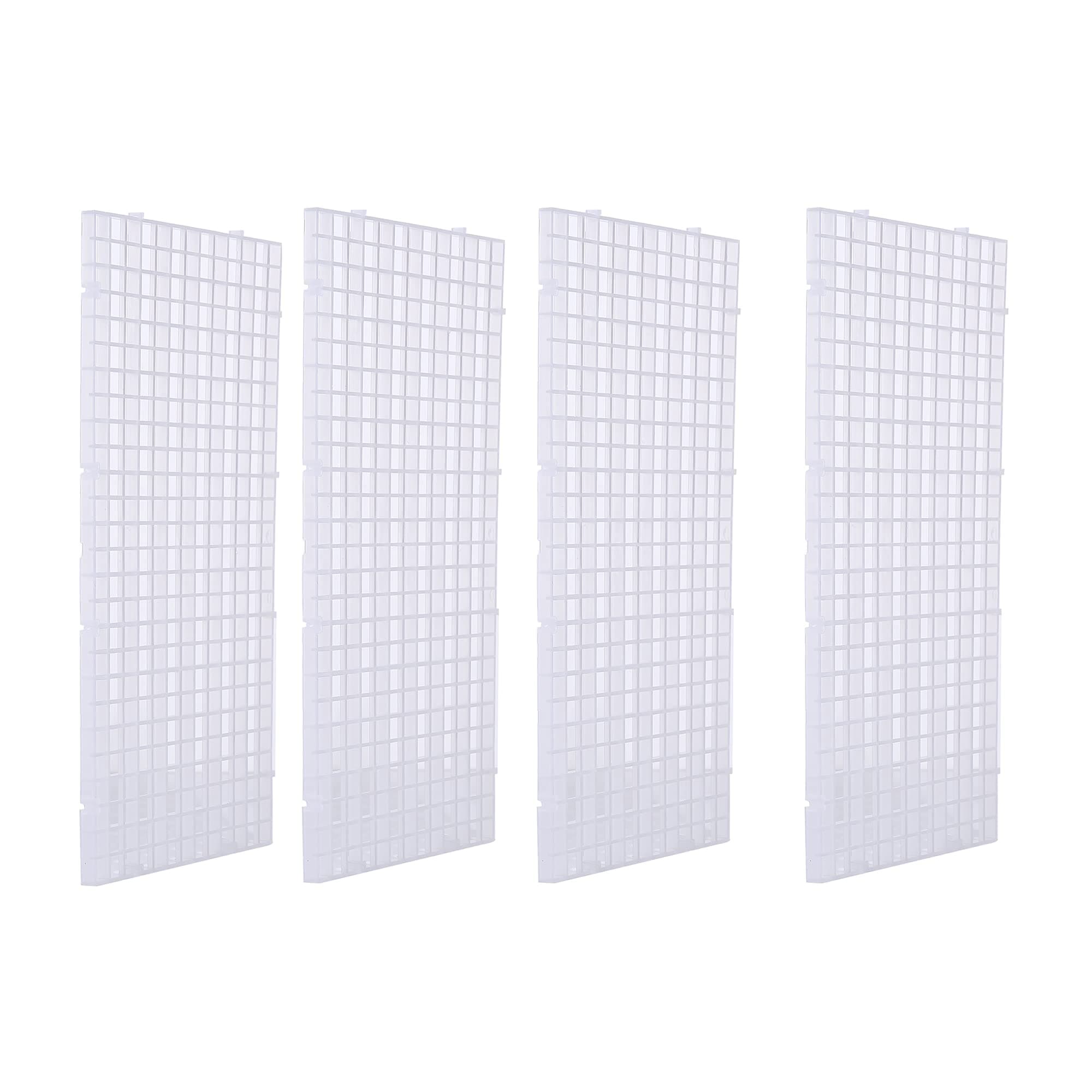 ALEGI Aquarium Fish Tank Bottom Isolation, Grid Divider Tray Egg 4 Pcs (S 4pcs)