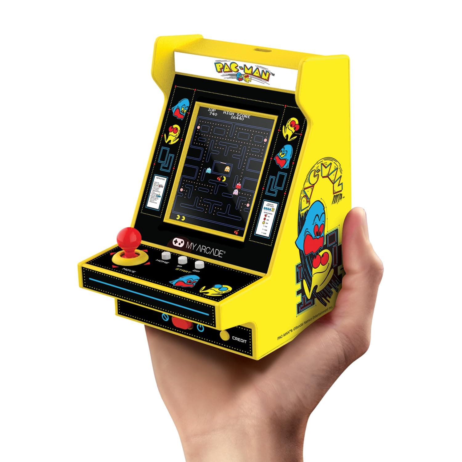 My Arcade Pac-Man Nano Player: Mini Arcade, Pac-Man Toys, 4.8" Game