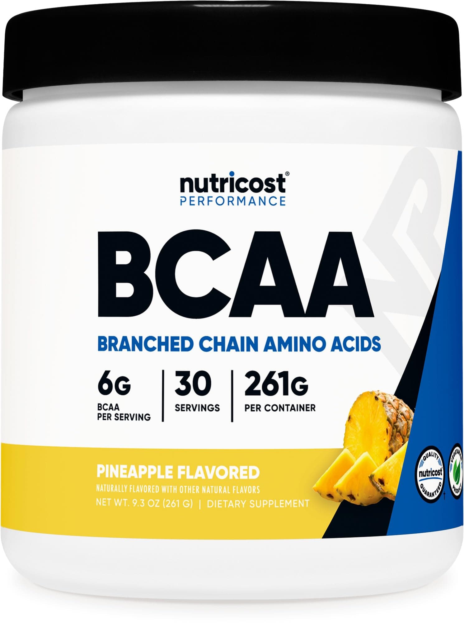 Nutricost BCAA Powder 2:1:1 (Pineapple, 30 Servings)