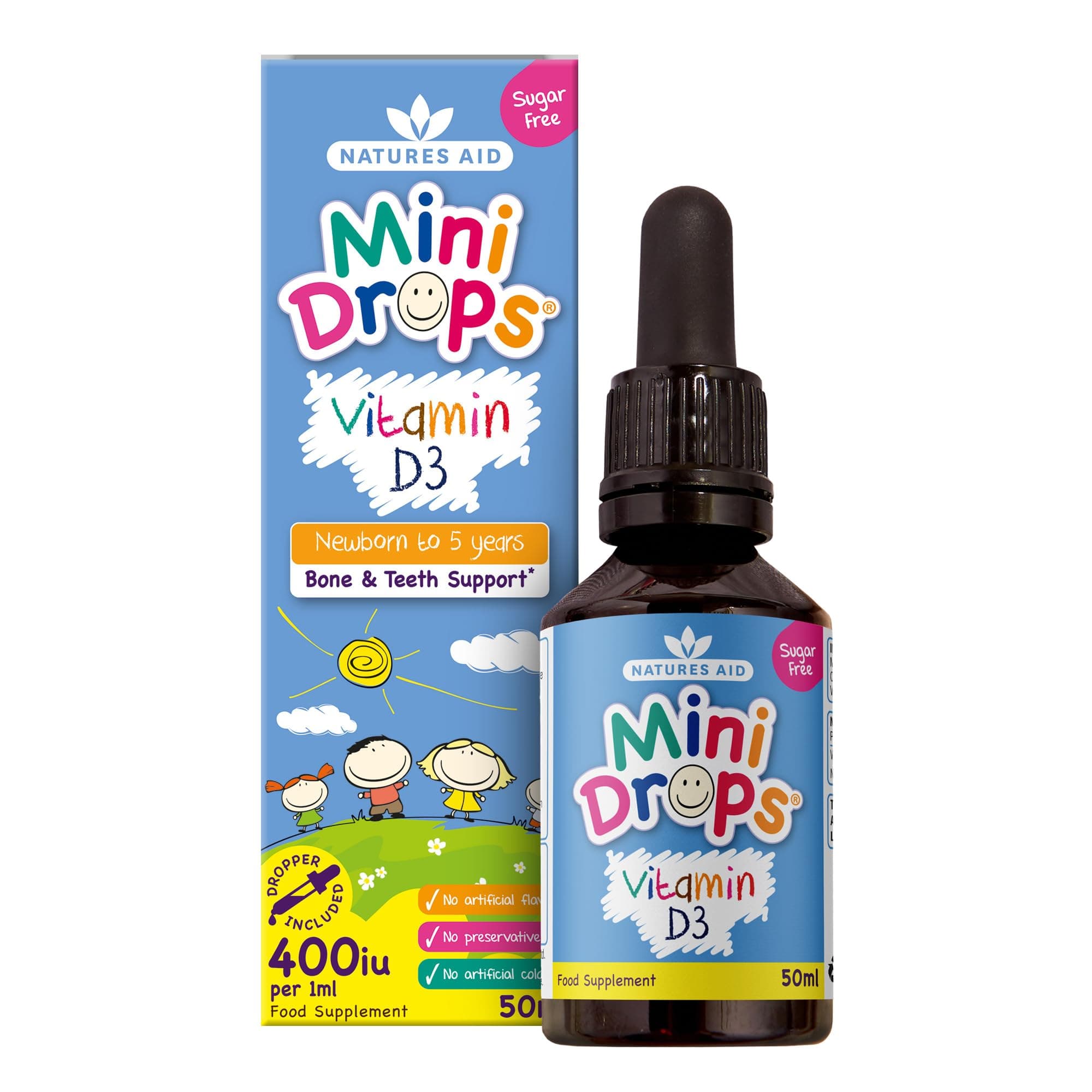Vitamin D3 400Iu Drops, 50 ml