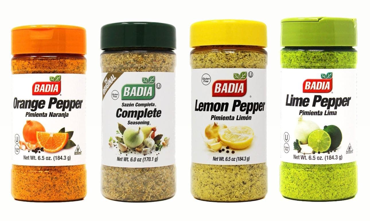 Badia Seasoning Combo Pack (Orange , Complete , Lemon , Lime )
