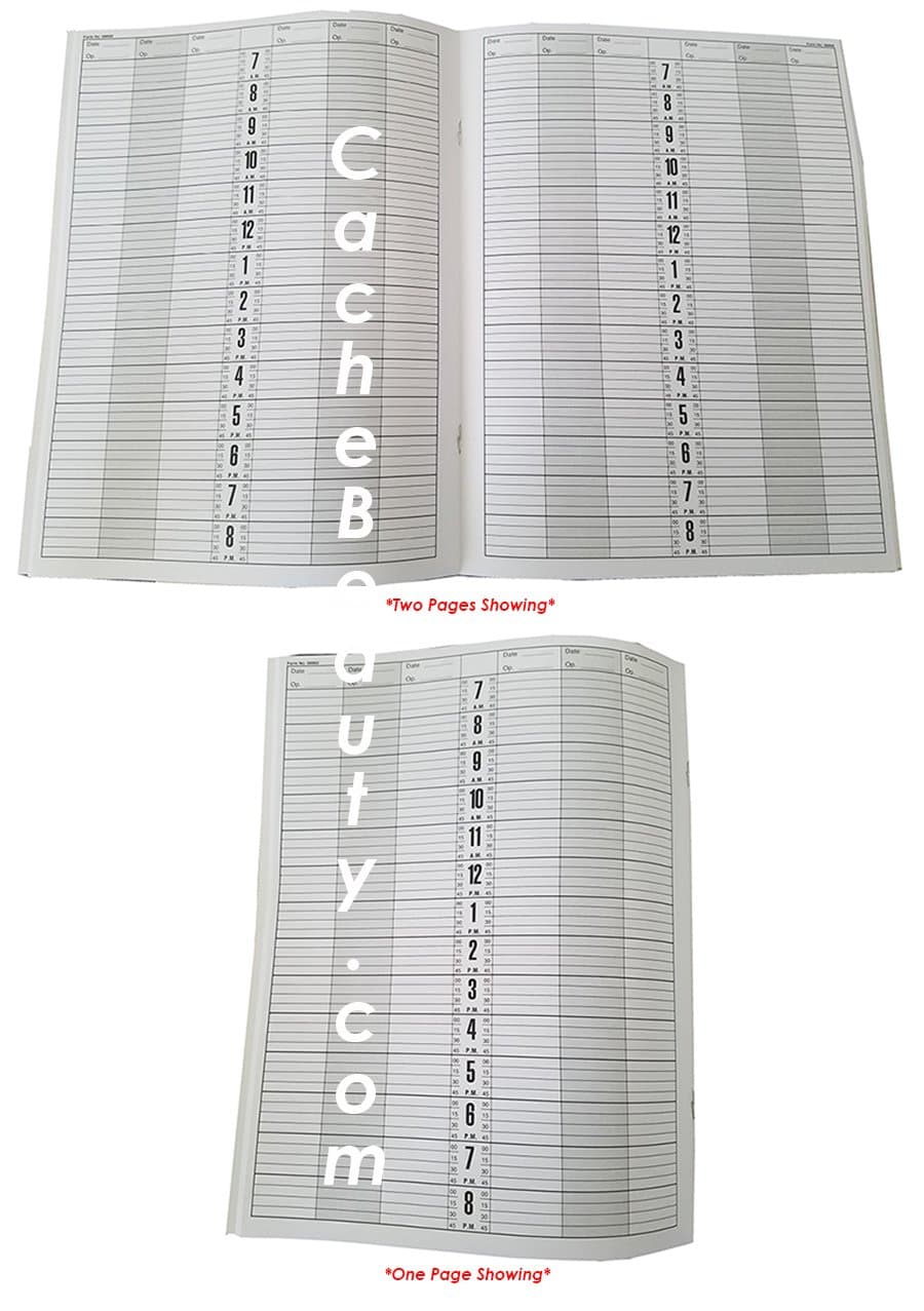 Mark Iv Salon Appointment Book # 08811 6 Column
