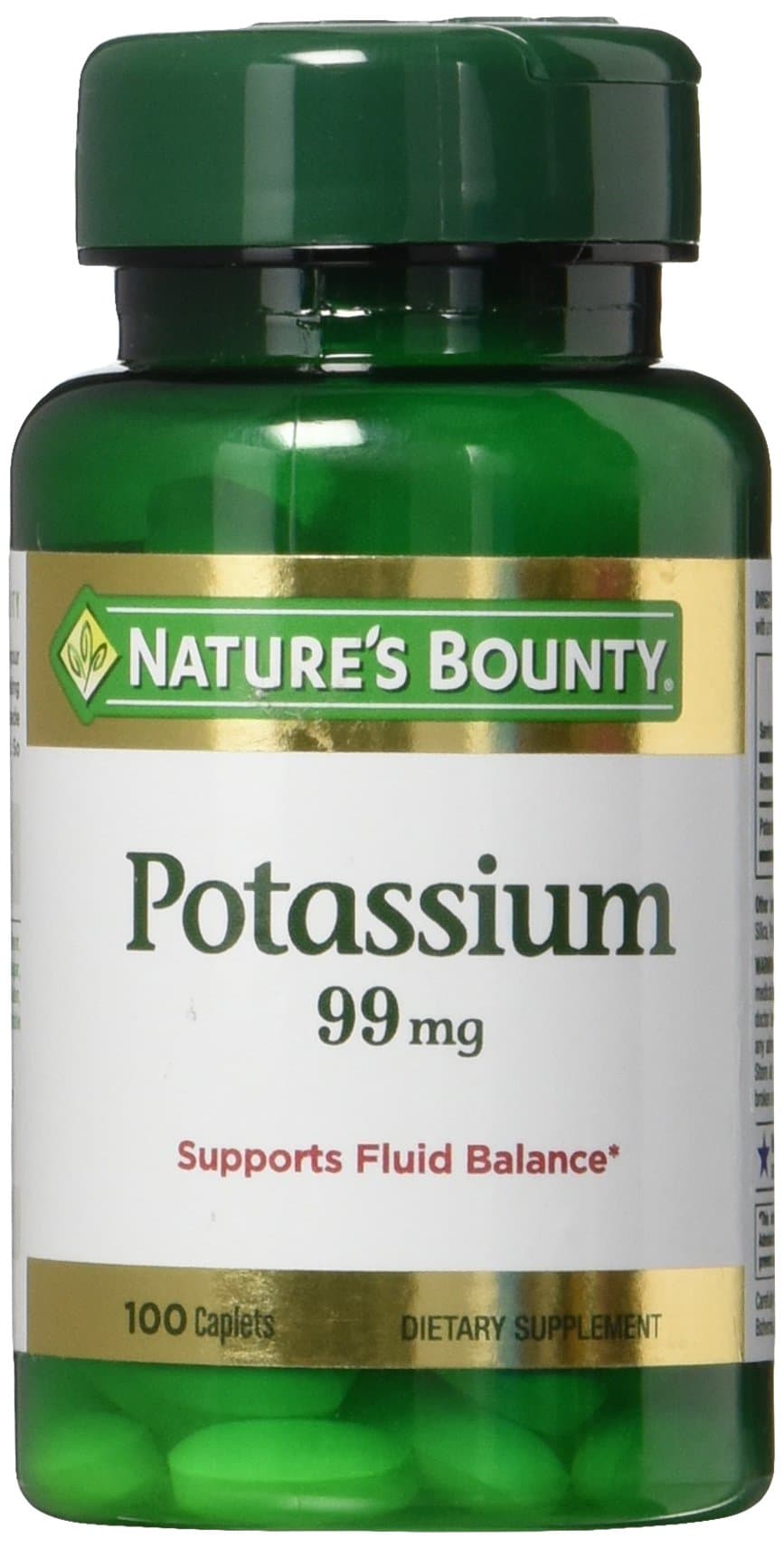 Potassium Gluconate 99mg, 100 Caplets