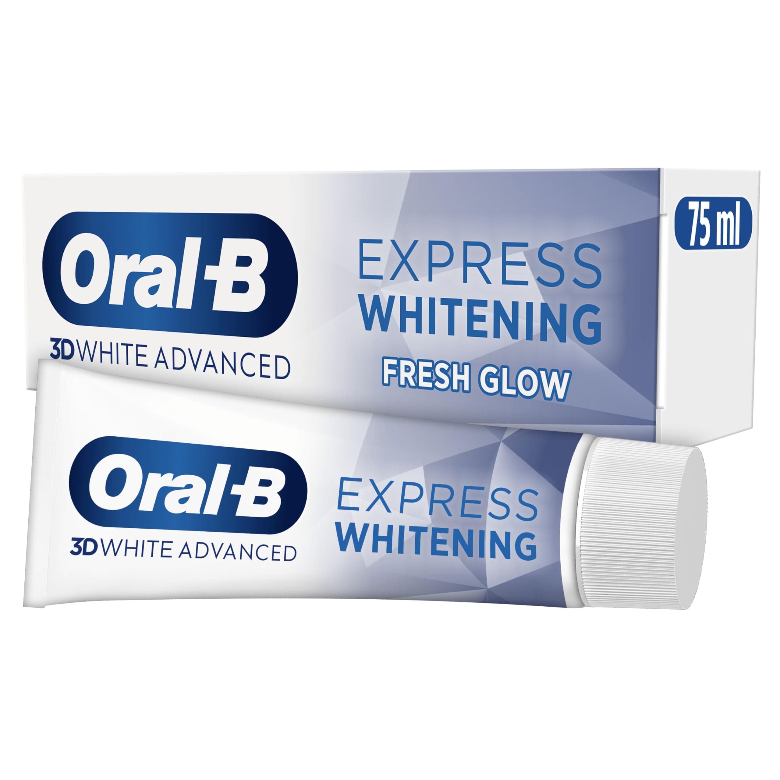 Oral-B 3D White Advanced Express Whitening Toothpaste Fresh Glow 75ml