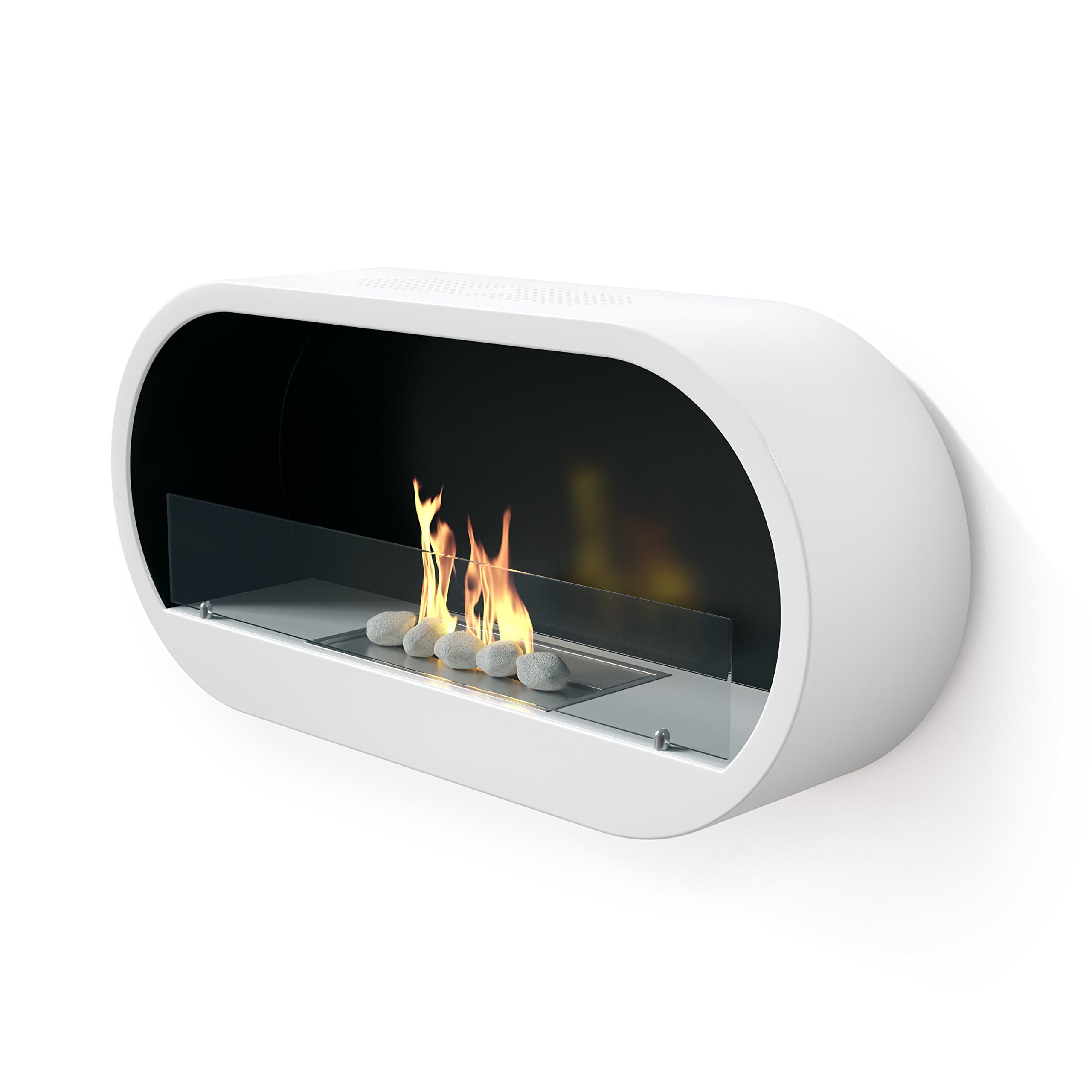 Imagin Bio-Ethanol Fireplace - Marlow White