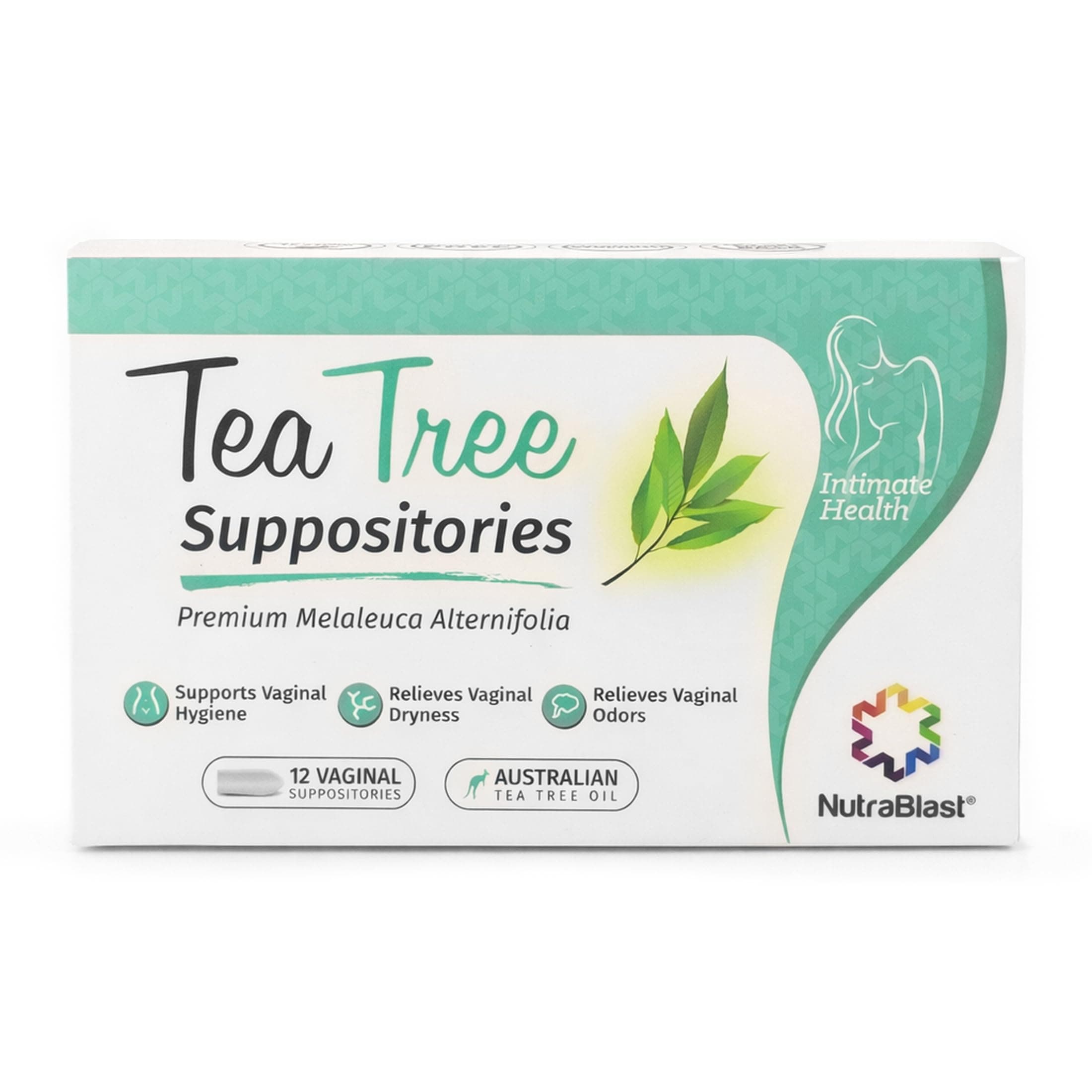 NutraBlast Women's Tea Tree Oil Suppositories (12 Pieces)