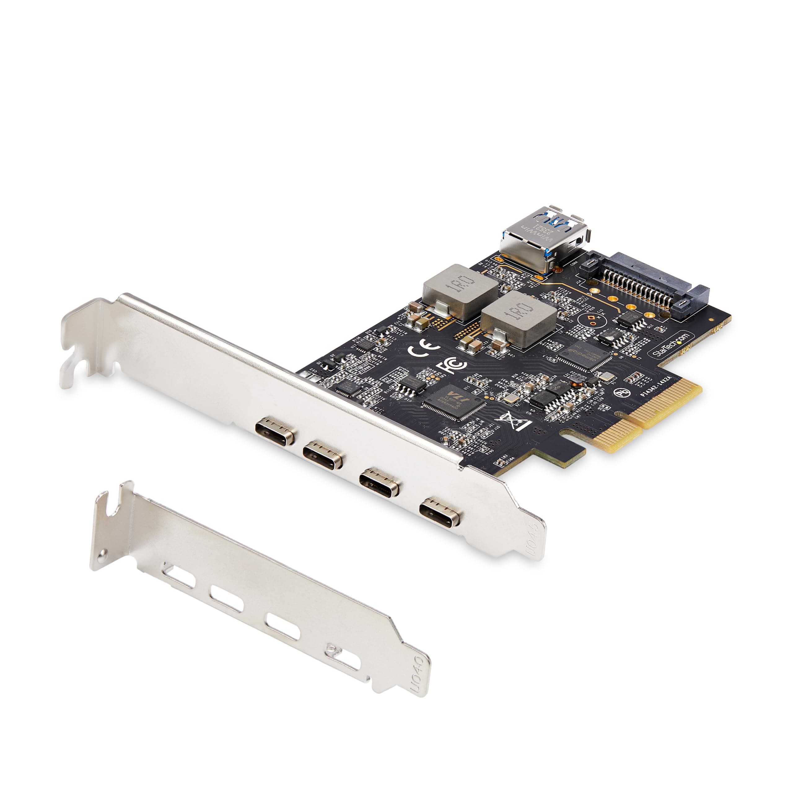 StarTech. com USB PCIe Card with 5 Ports 3.2 10Gbps, USB-C and A Internal