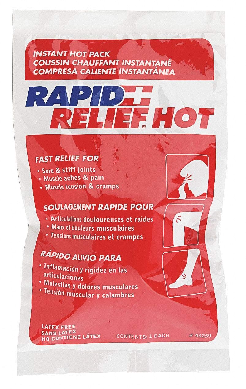 Instant Hot Pack, White, 5In. x 9In.