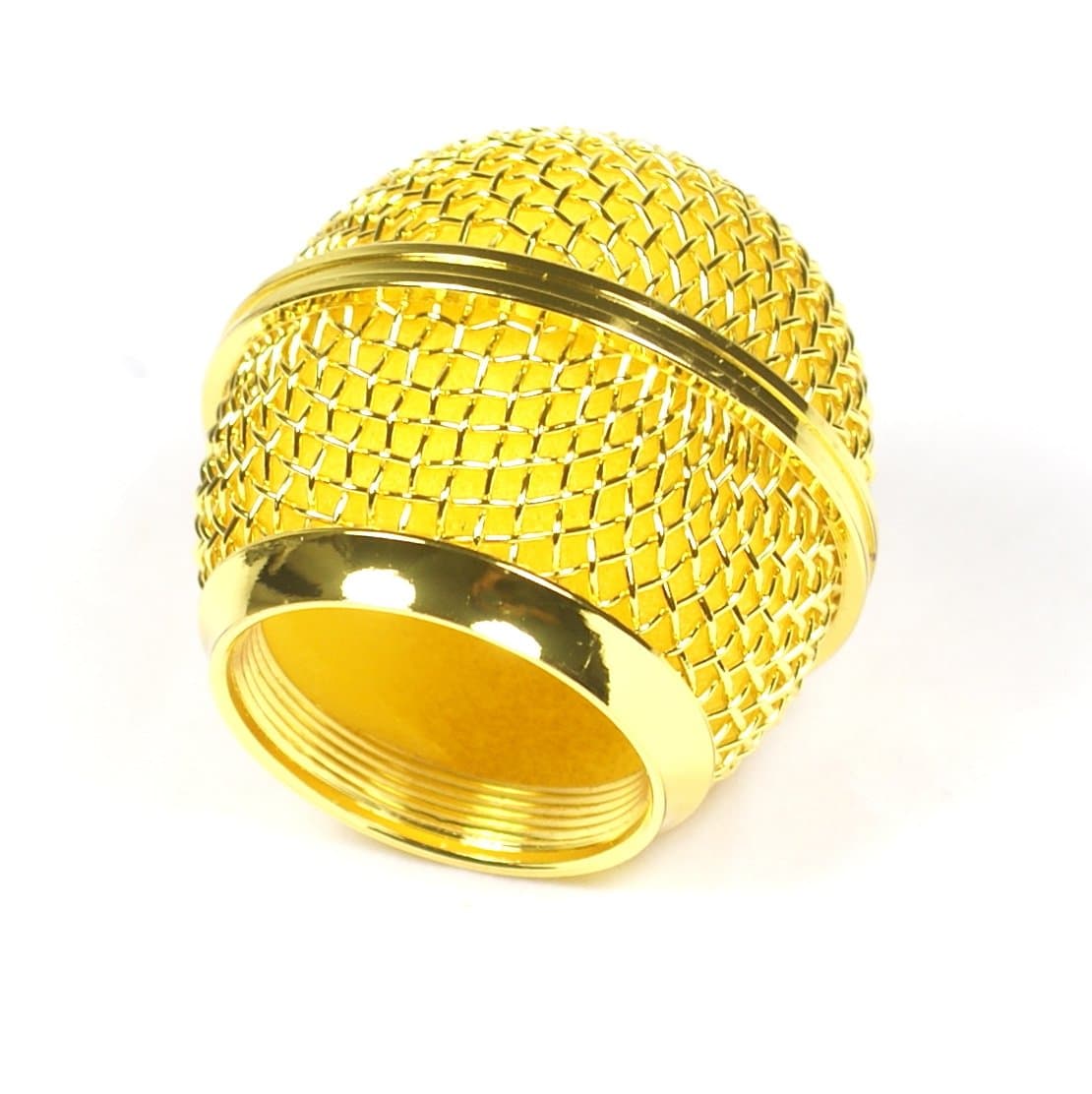 (E21) Microphone Mesh Grille For Shure SM58 Microphone,Gold Plated USA