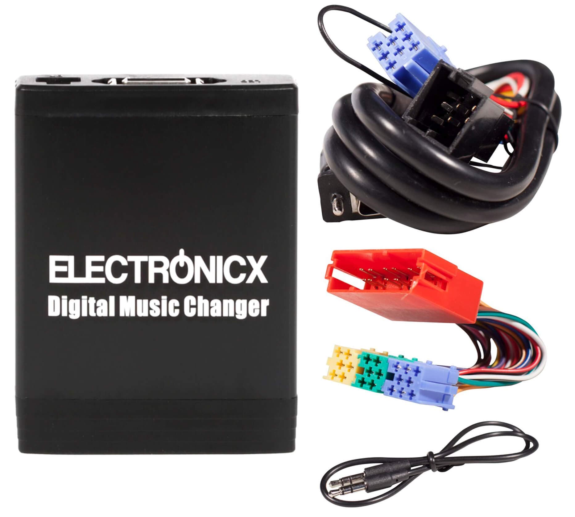 Electronicx Elec-M06-VW8 USB SD MP3 AUX CD Changer Adapter for 8 Pin plus 20 Pin Adapter Chorus 2, Concert 1,audio