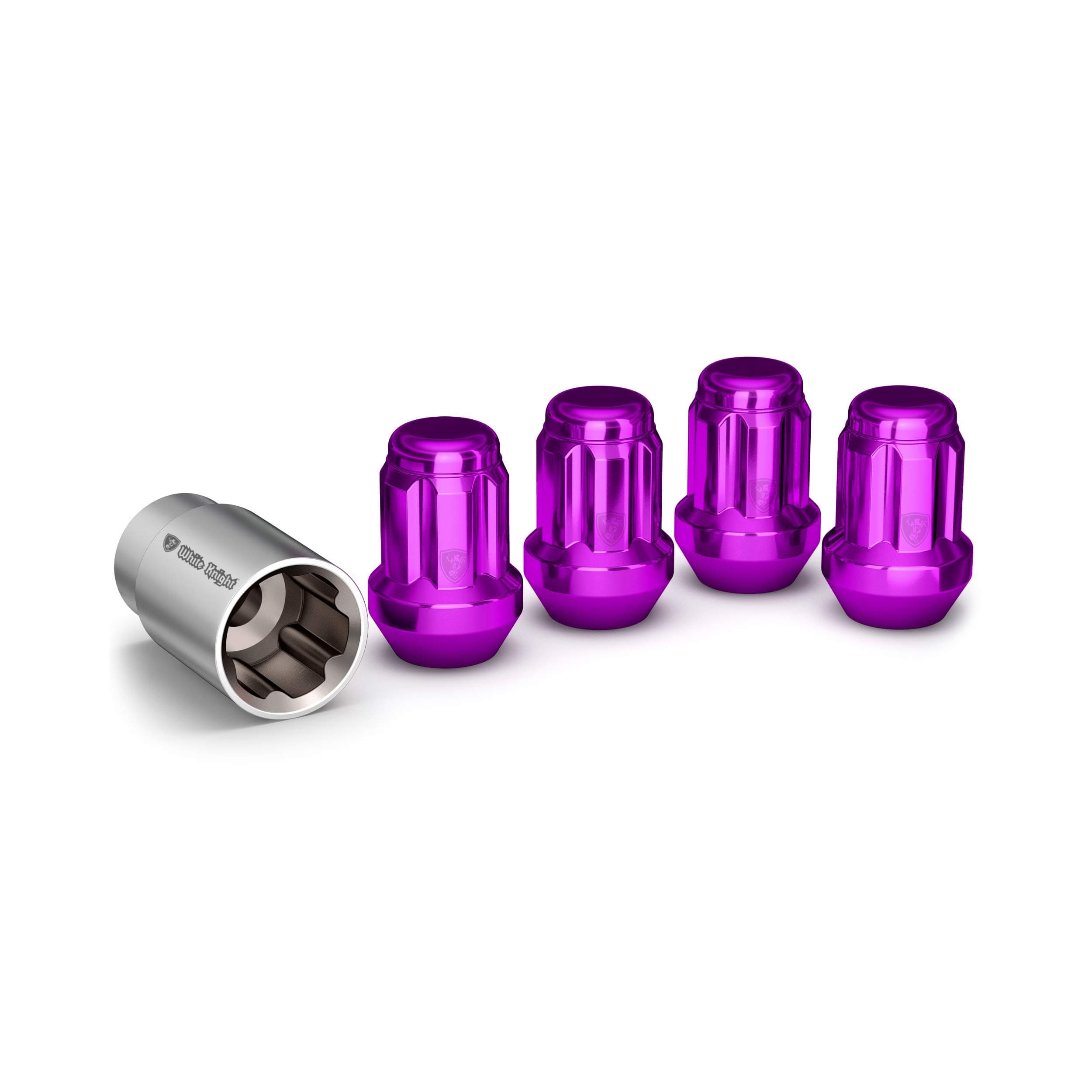 40700SPPT Purple Wheel Lock, 4 Pack