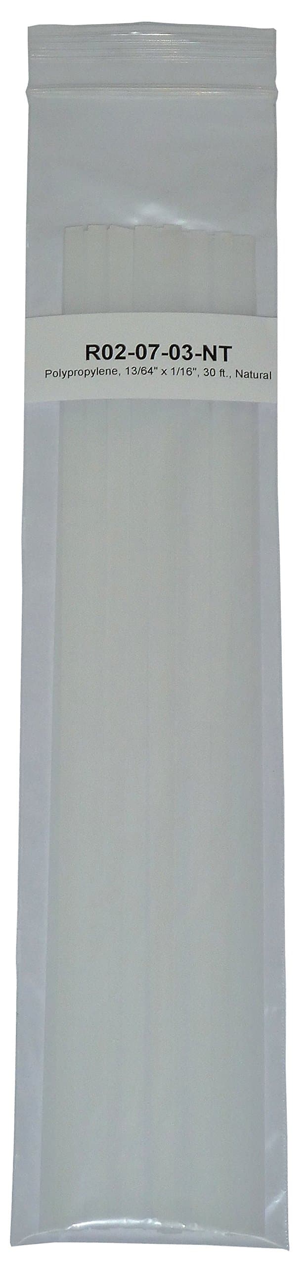 Polypropylene Plastic Welding Rod, 13/64" X 1/16", 30 Ft., Natural
