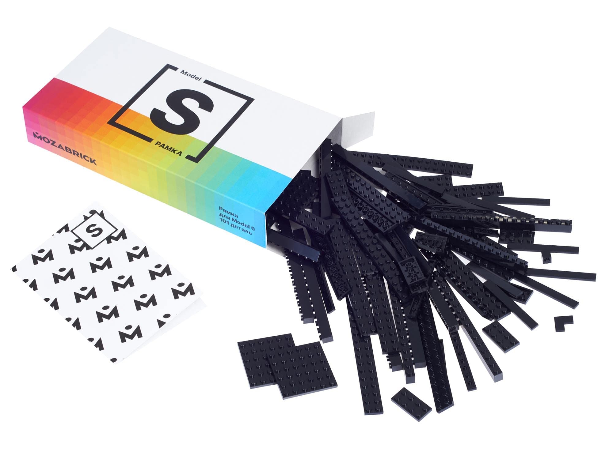 MOZABRICKFrame for Set S- Interlocking Brick Mosaic Photo Kit, Personalized Gift, Custom, Picture Kit, Construction Set, Pixel Art Art Interlocking Brick Painting