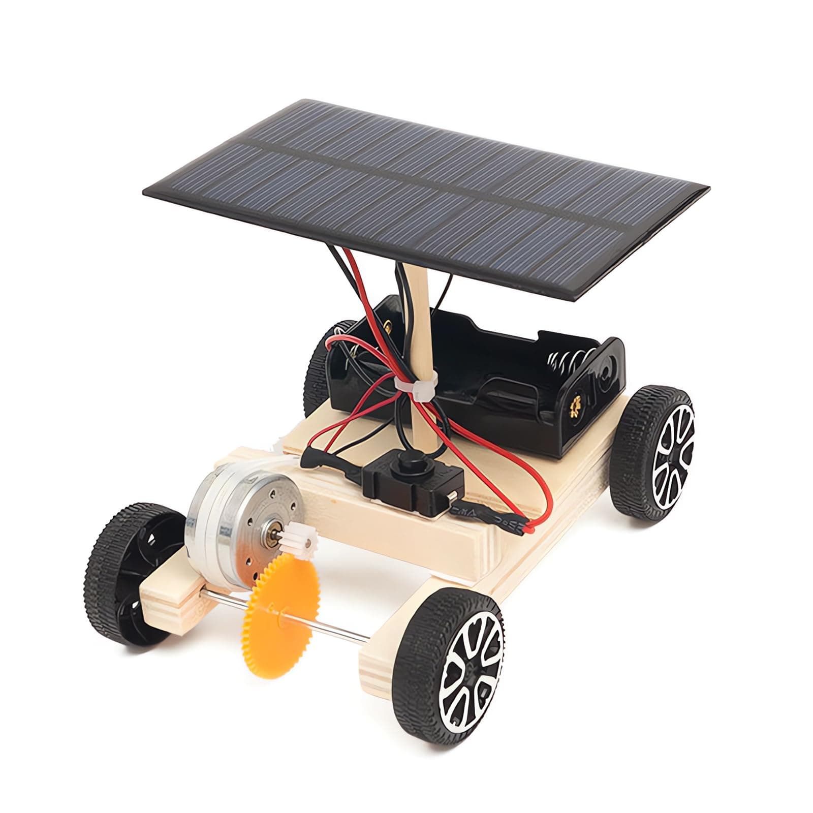 Solar Car Model Kits to Build,Science kit Science Experiment Kit for Applicable to Youth Age, Robotic Stem Project Build,Educational DIY STEM Set