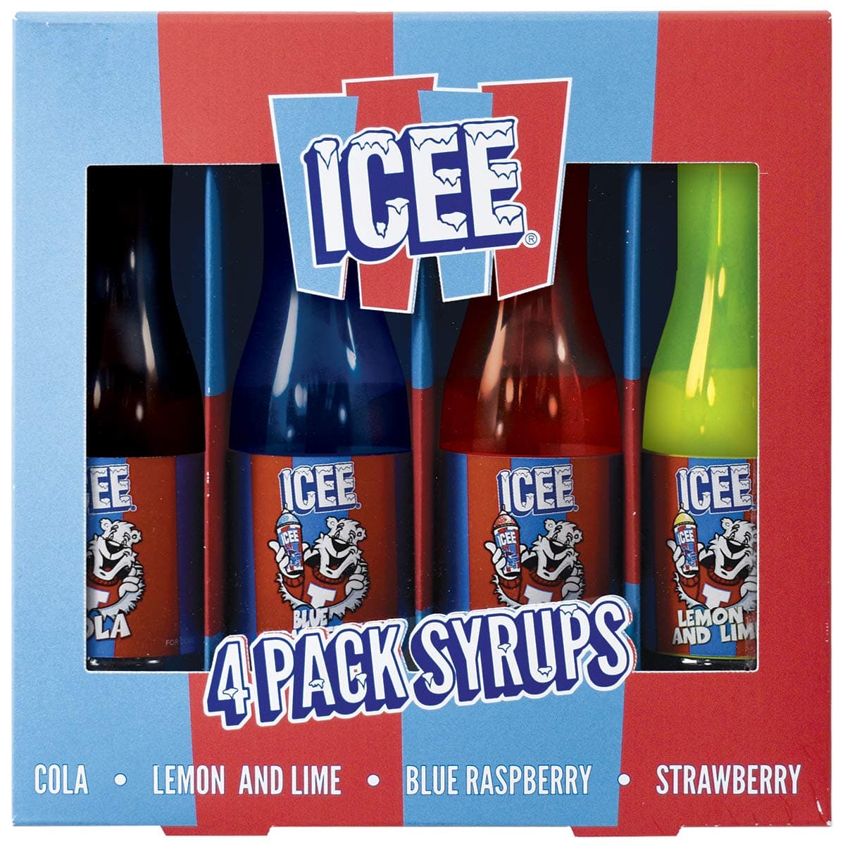 iscream I-CEE Brand Cola, Cherry, Blue Raspberry and Grape Flavor Syrups - Discontinued 2023