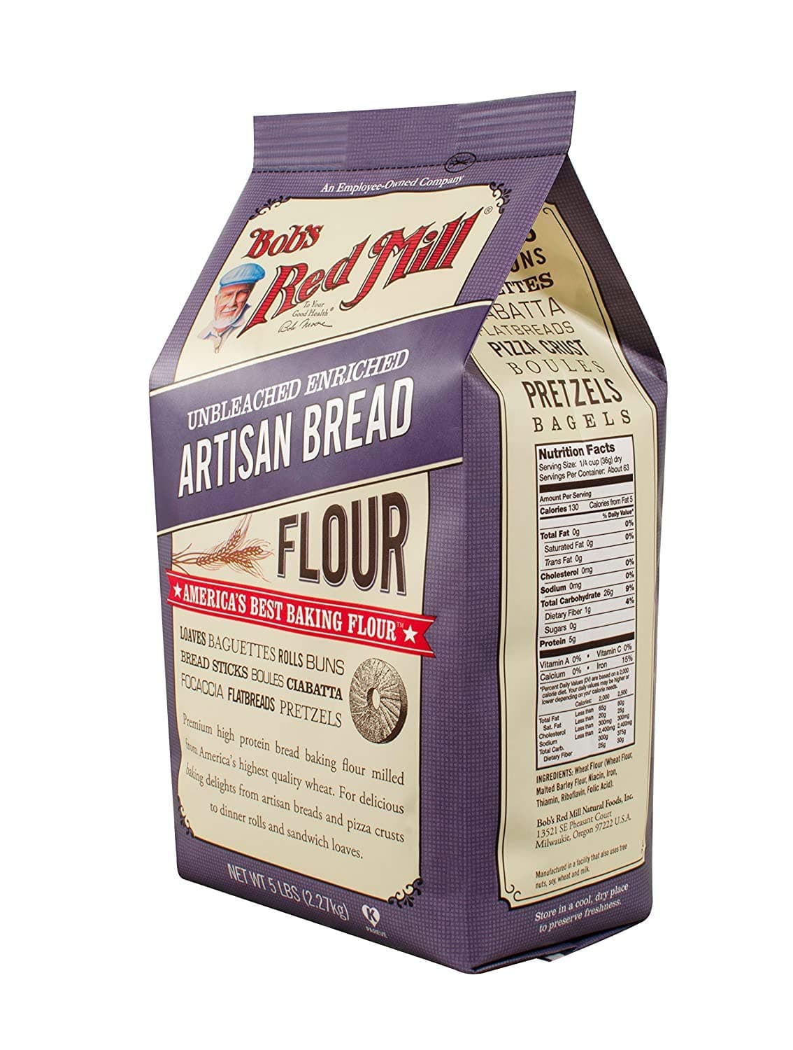 Artisan Bread Flour 5 LB (Pack of 2)