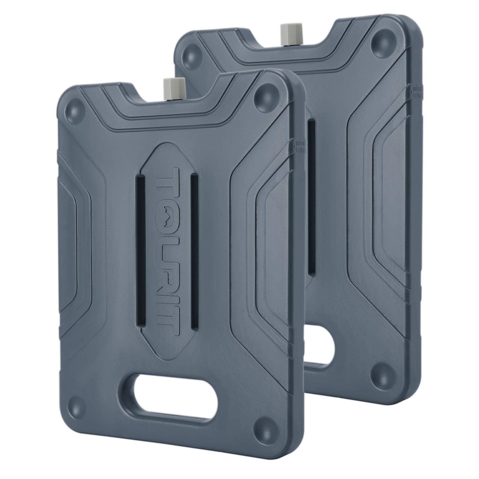 Long Lasting Large Ice Pack for Coolers Reusable Ice Block for Lunch Box Refreezable Cooler Packs for Camping, Beach, Picnics, Fishing and More(Set of 2)