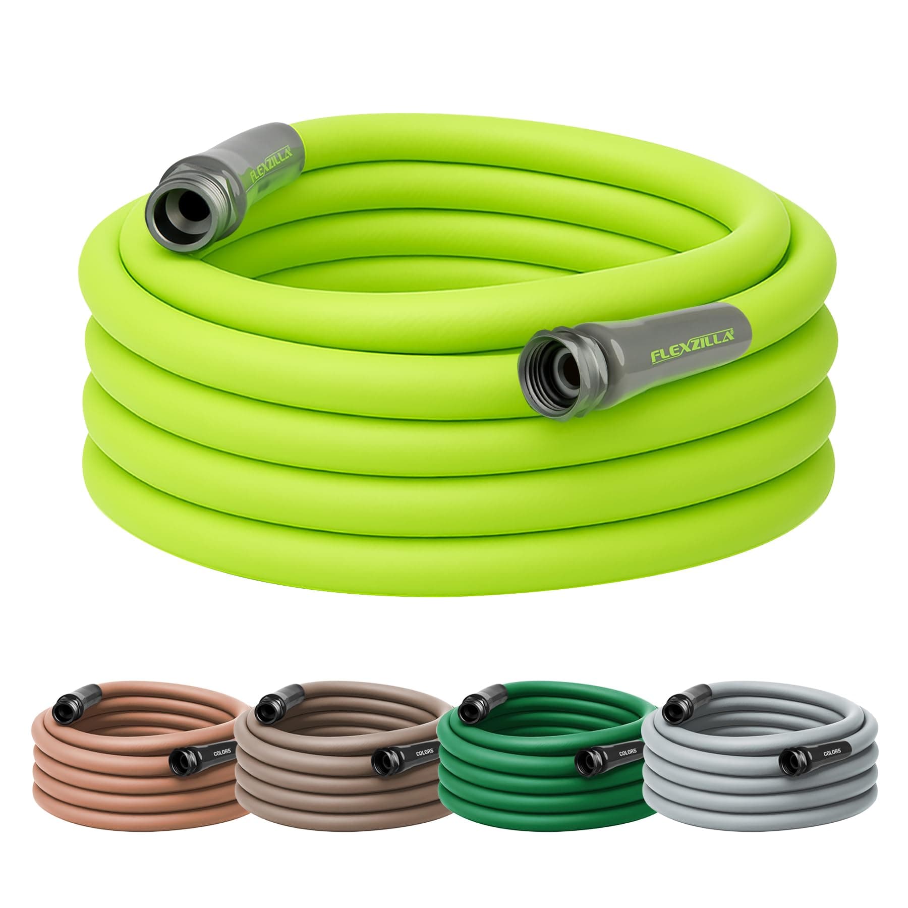 Flexzilla Garden Hose, 5/8 in. x 50 ft., Heavy Duty, Lightweight, Drinking Water Safe - HFZG550YW