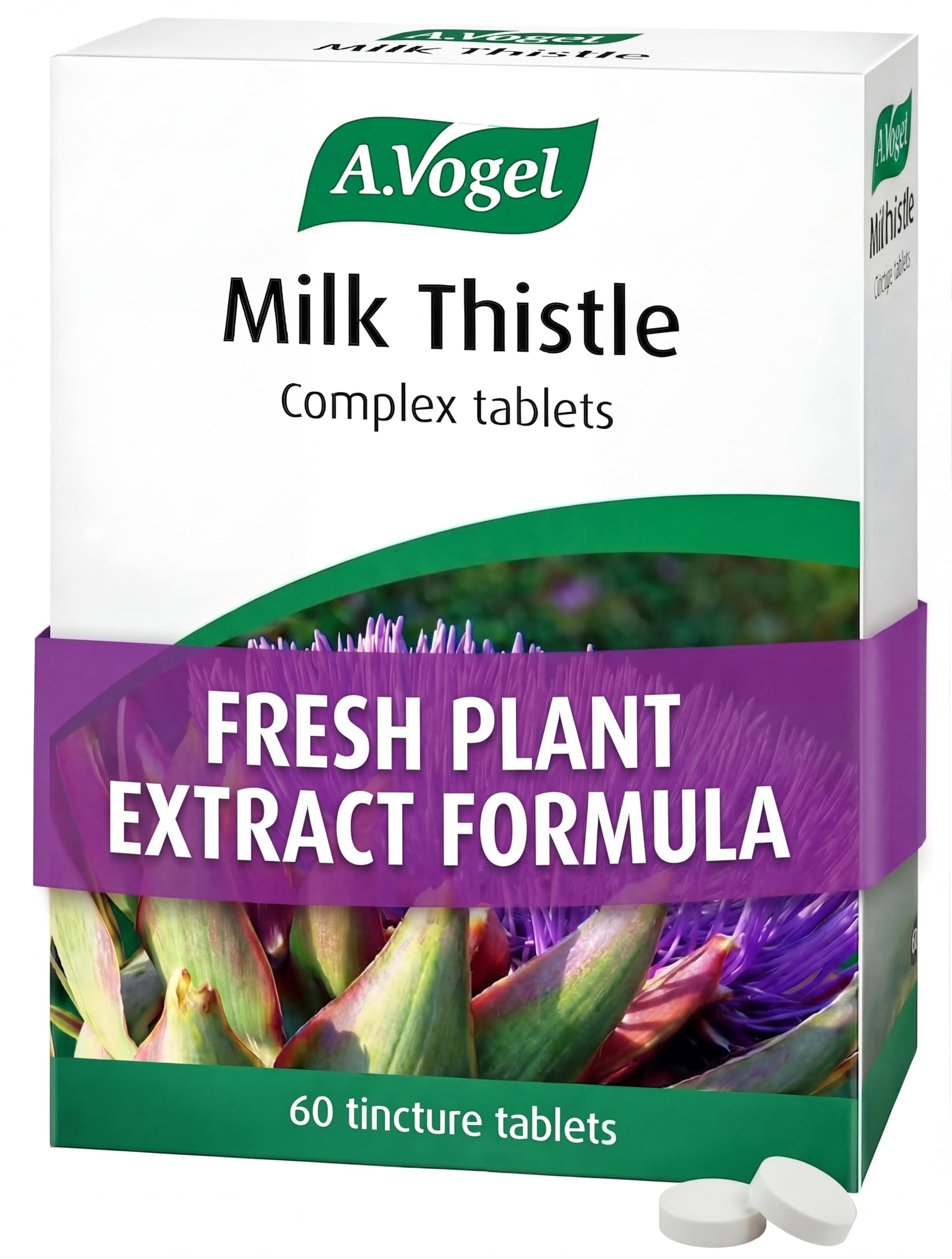 Milk Thistle Complex – 60 Tablets | 4-in-1 Supplement with Milk Thistle, Artichoke, Dandelion & Boldo | Plant-Based Supplement from Freshly Harvested Ingredients
