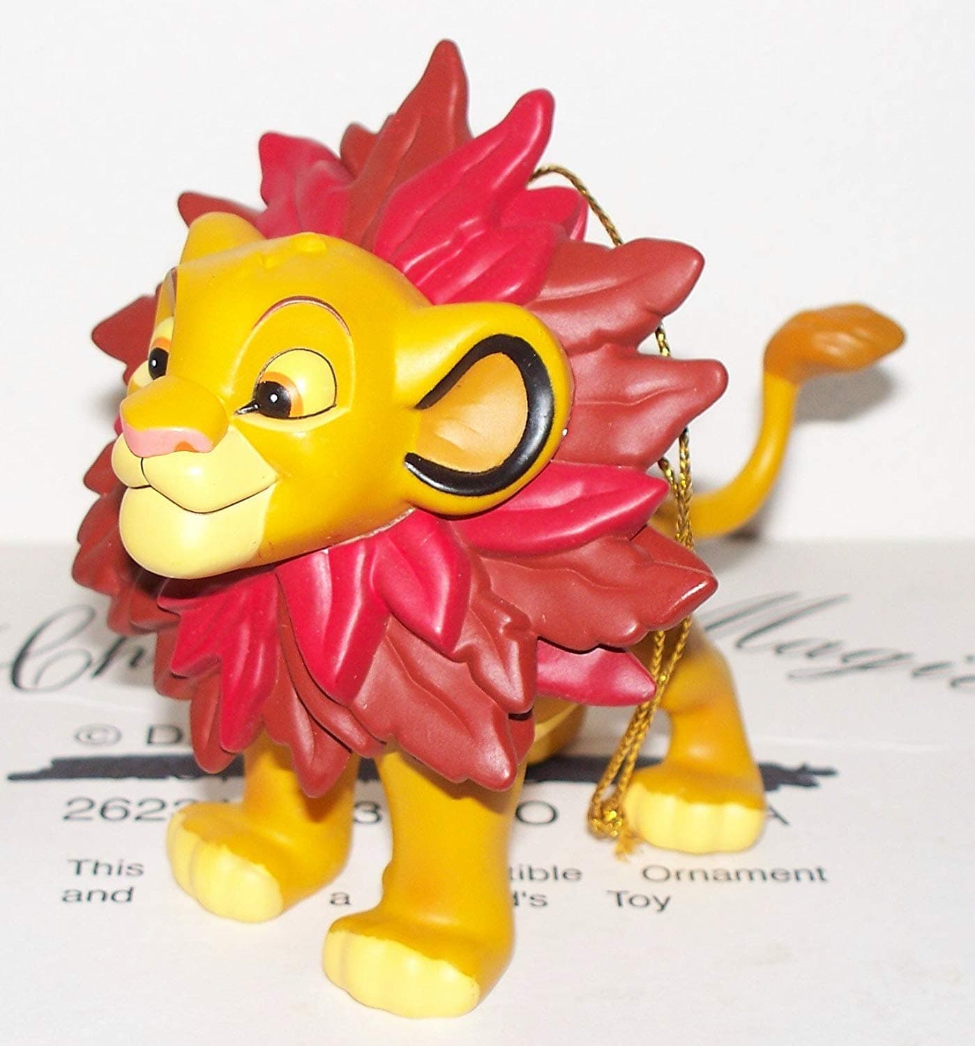 Disney's SIMBA Grolier Ornament Retired