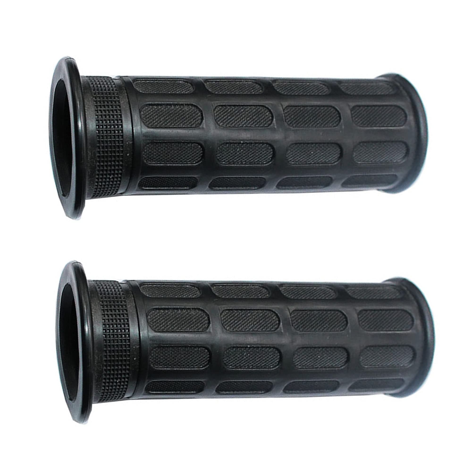 2 Pieces 30mm Inner Diameter Antiskid Handle Cover Soft Rubber Replacement Handlebar Grips for Wheelbarrow(Black, 125mm)
