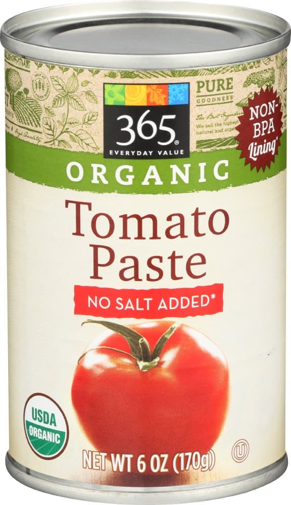 365 Everyday Value, Organic Tomato Paste, 6 Ounce