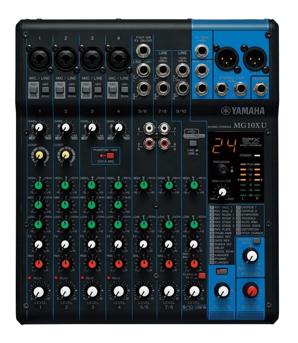 MG10XU Analog Mixer