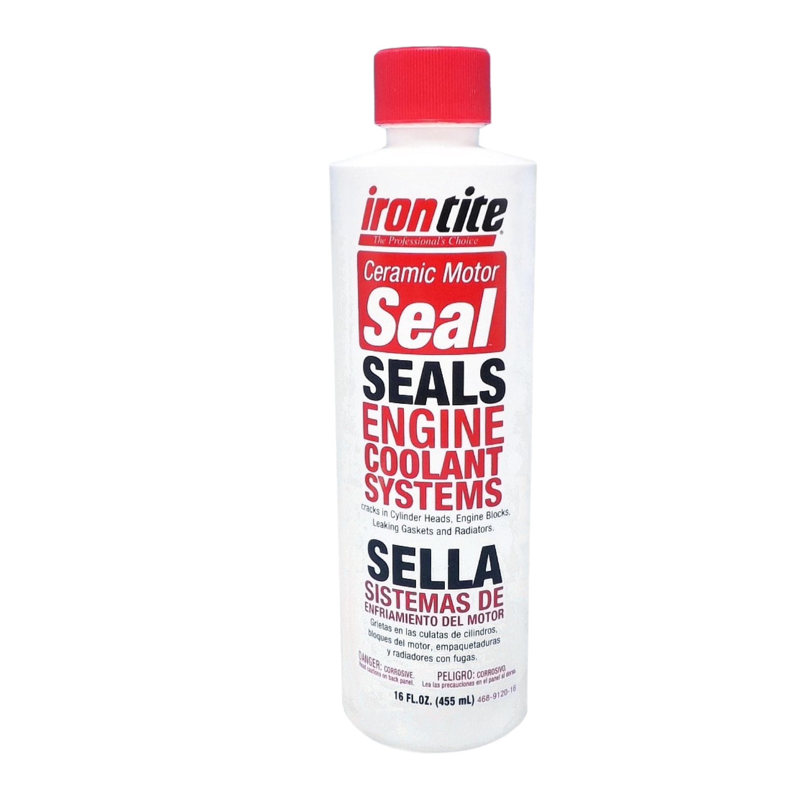 Irontite Ceramic Motor Seal - Engine Cooling System Sealer for Head Gaskets, Radiators, Leaks, & Cracks - Prevents Corrosion & Rust, Improves Cooling Performance, Stops Overheating & Coolant Loss
