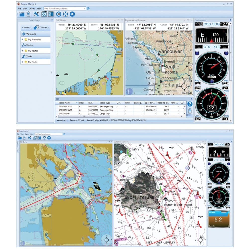 Marine 5 PC Navigation Software
