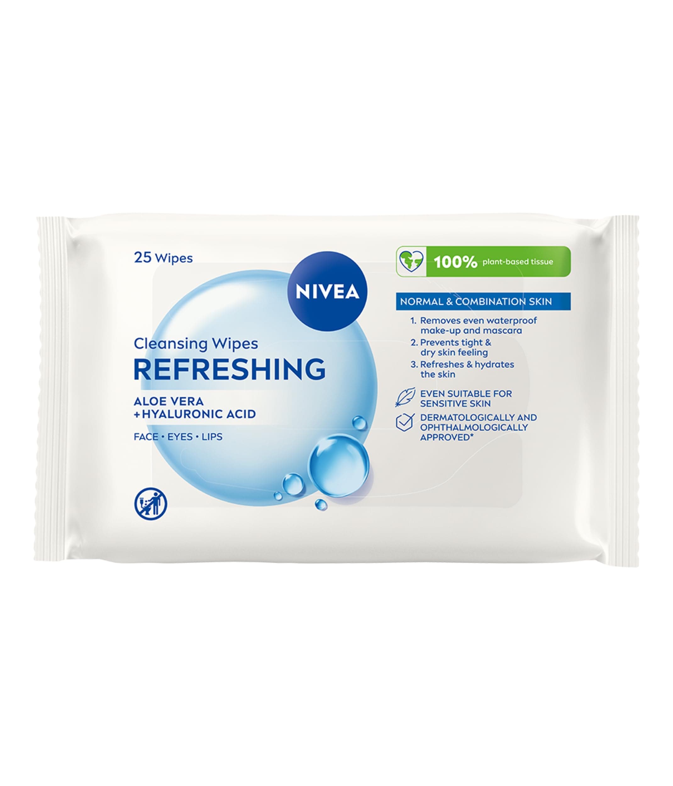 NIVEA 3in1 Refreshing Cleansing Wipes