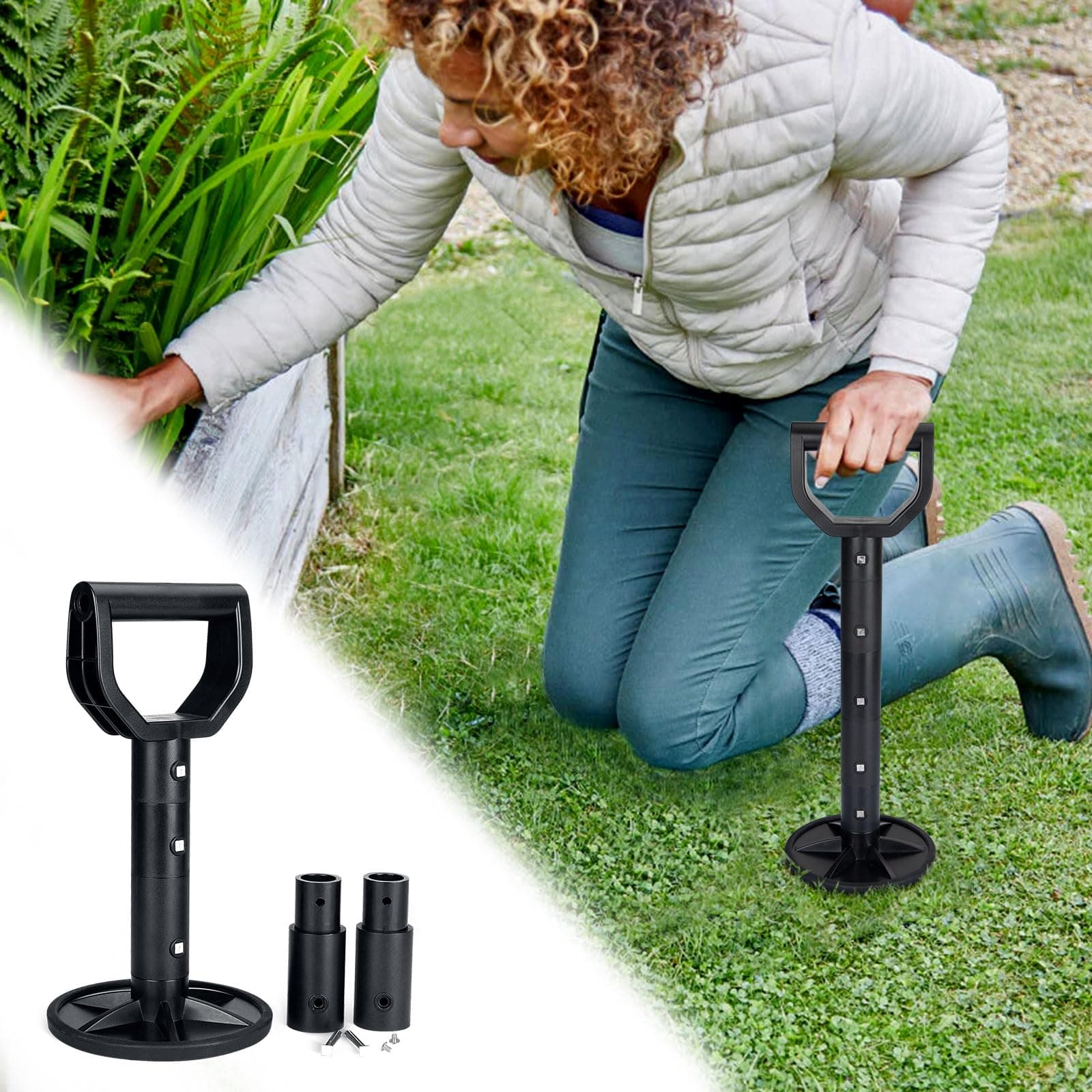 Mobility Aids Tool Help Seniors Get Up from Floor/Ground, Adjustable Standing...