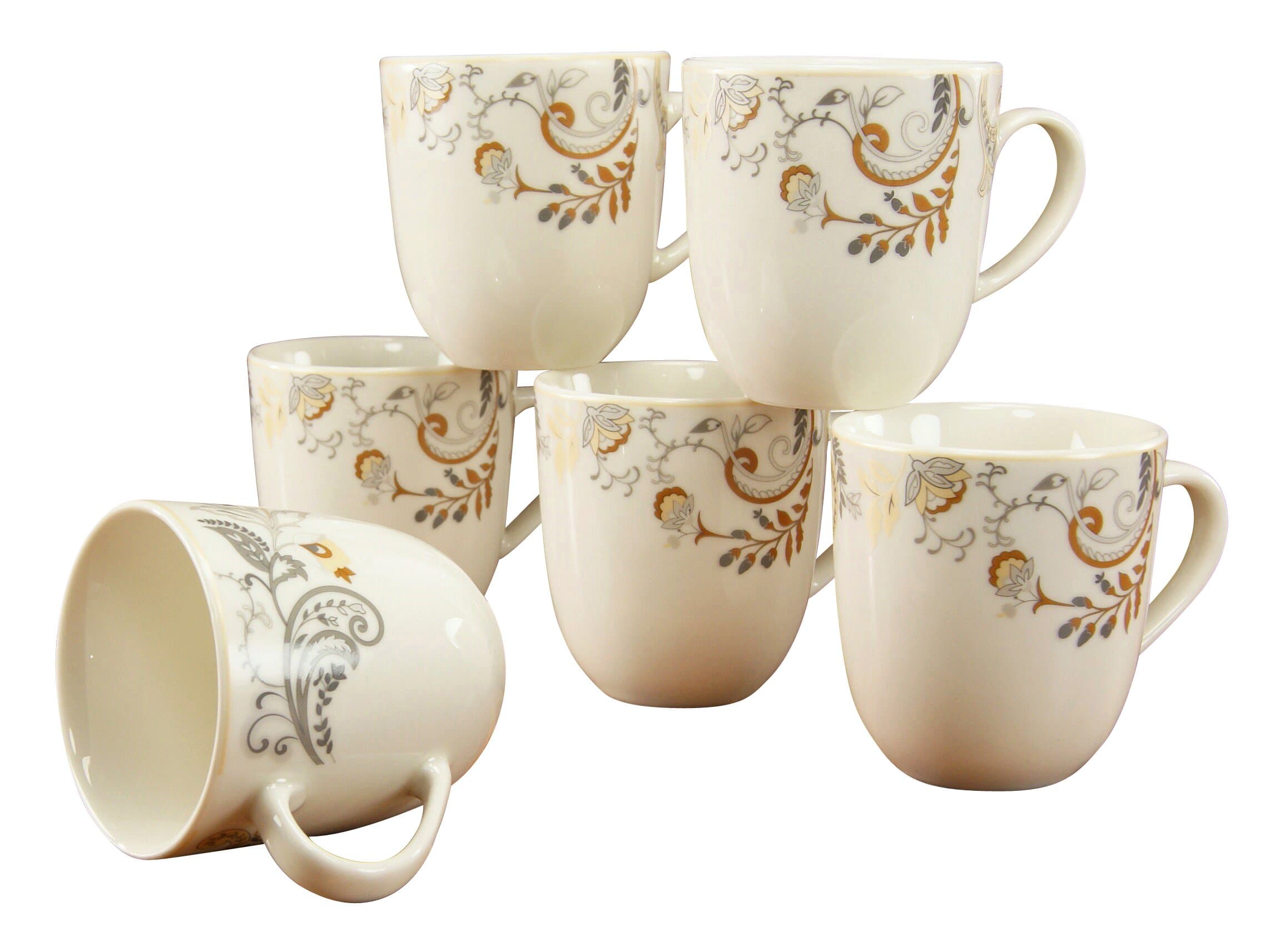 CreaTable 16660 Palacio 2 Mug, Porcelain, Multi-Colour, 30 x 24 x 12.5 cm
